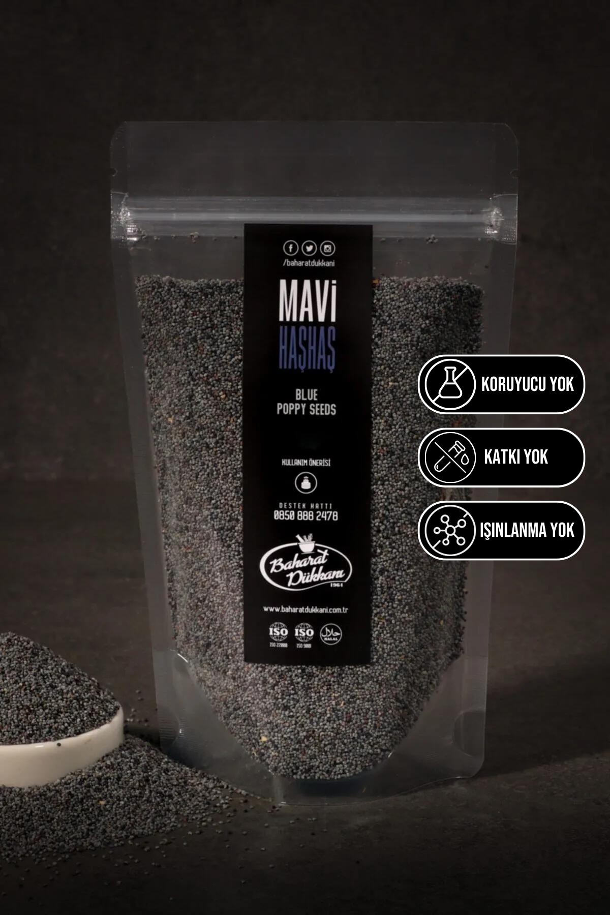 Mavi Haşhaş 70gr