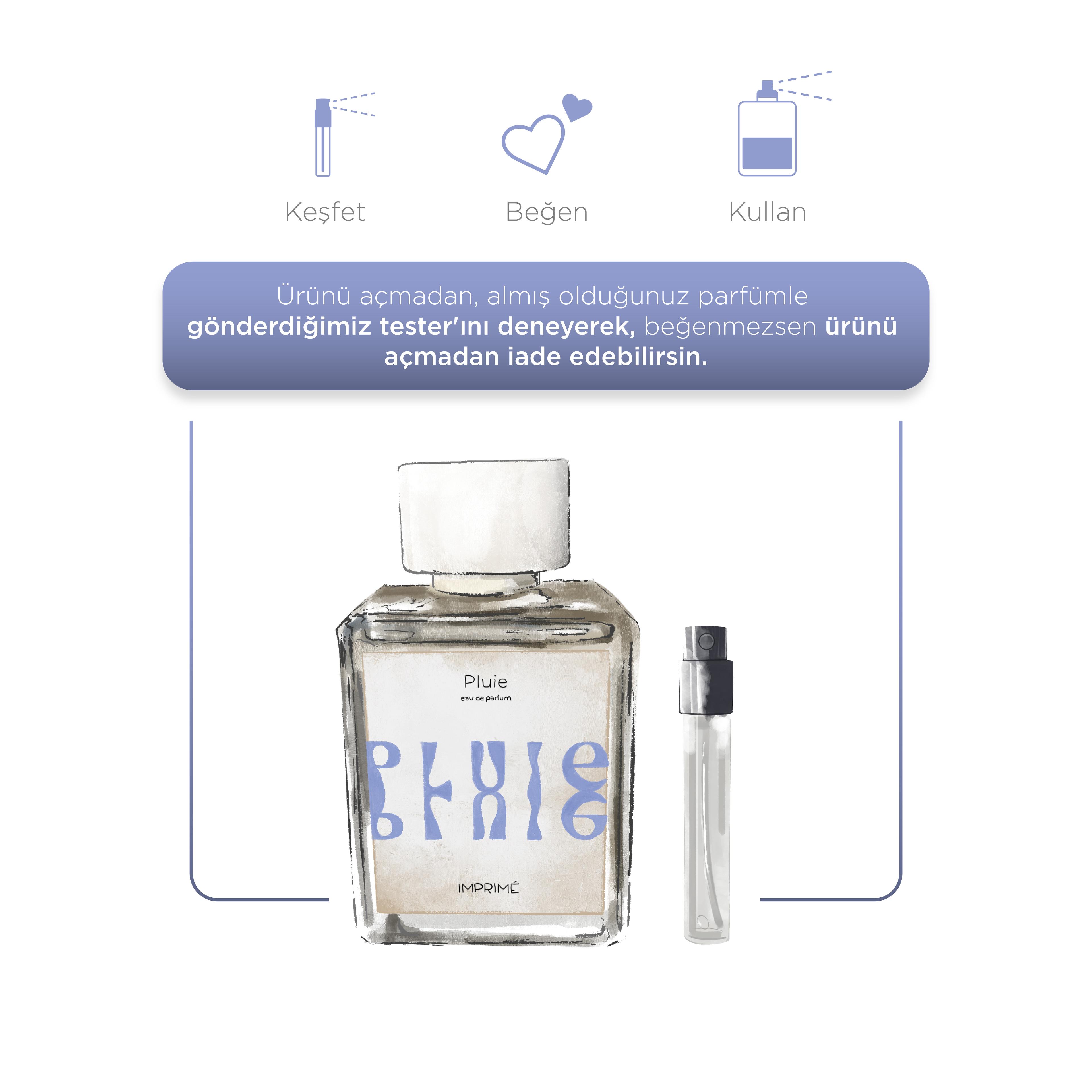 Pluie Edp Unisex Parfüm 50ml| Ferah Çiçeksi | Bergamot, Pembe Biber, Yağmur, Gül, Yasemin,çam, Misk