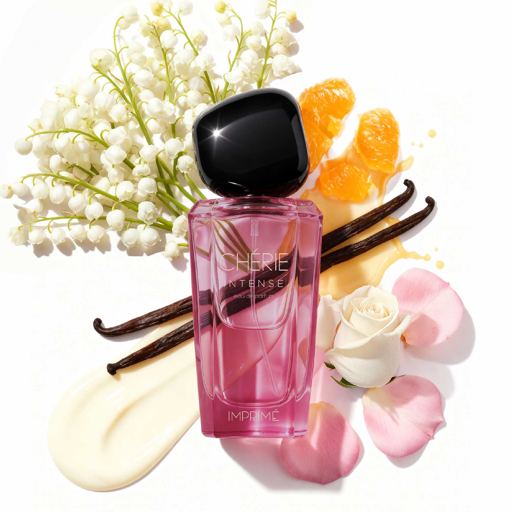 Chérie Intense EDP Kadın Parfüm 50ml | Meyveli & Misk | Elma, Mandalina, Gül, Müge, Vanilya, Misk 