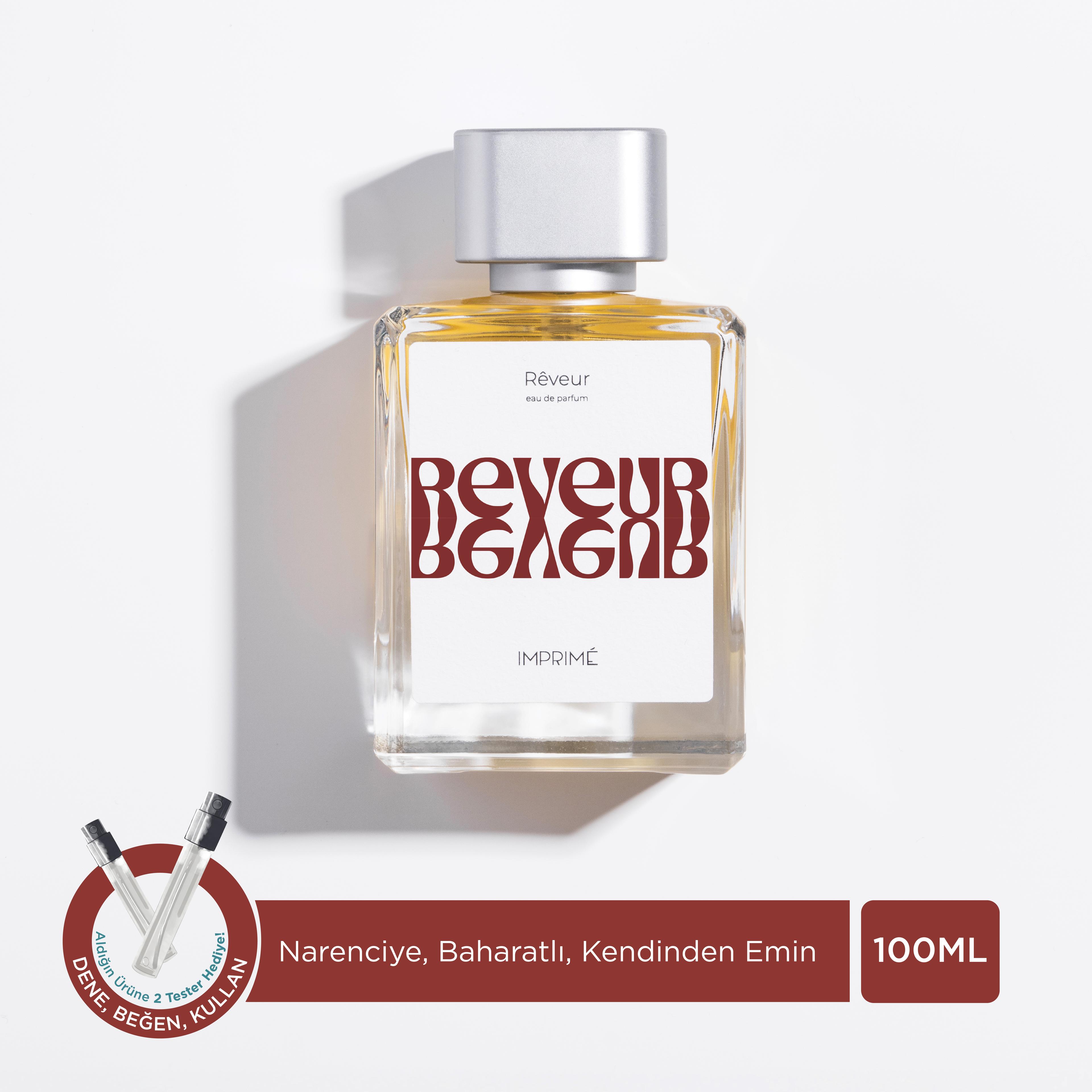 Rêveur EDP 100ml Parfüm | Narenciye, Baharatlı | Mandalina, Elma, Biberiye, Gül, Vanilya, Sandal