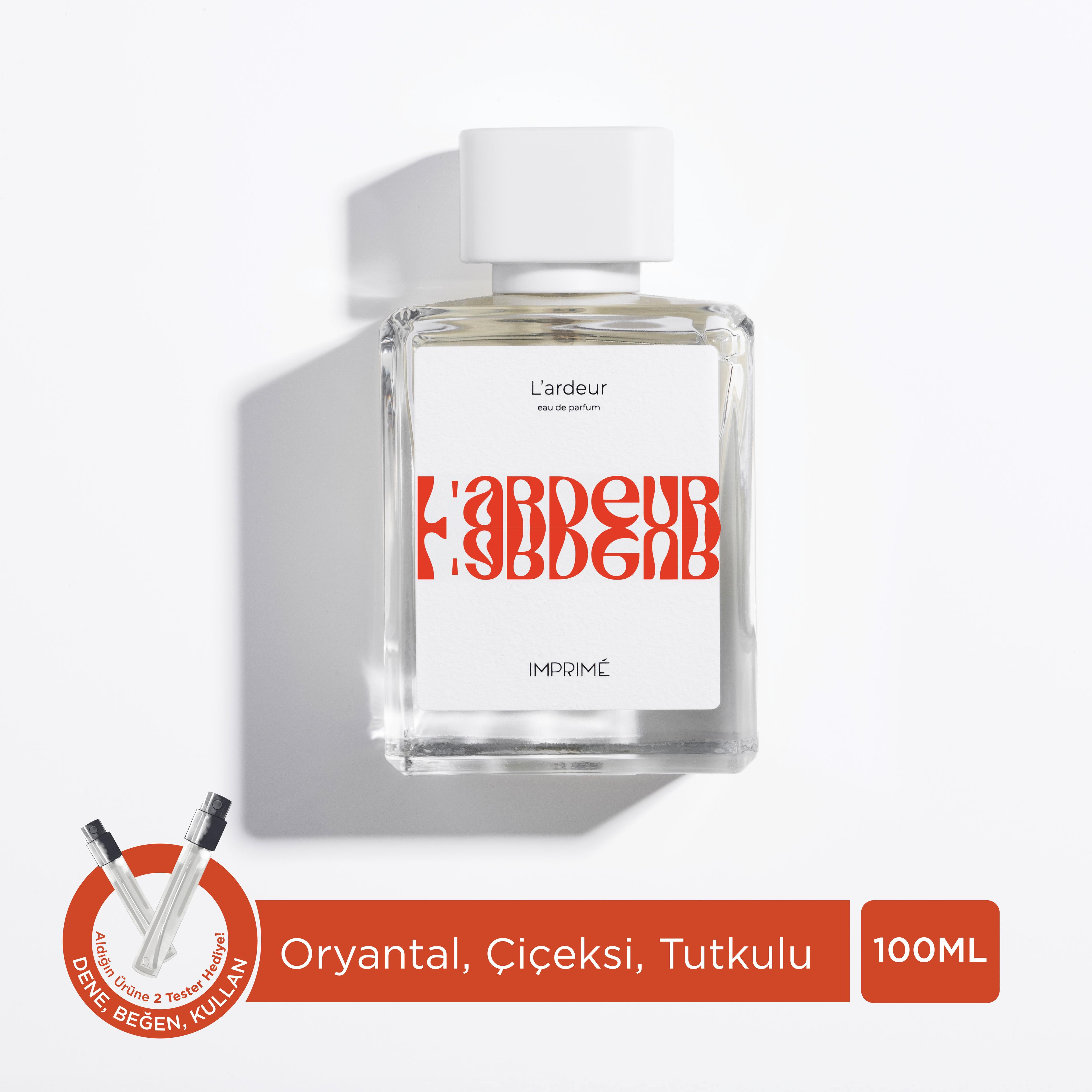 L'ardeur EDP 100 ml Parfüm | Oryantal Çiçeksi | Ahududu, Safran, Gül, Manolya, Amber, Vetiver