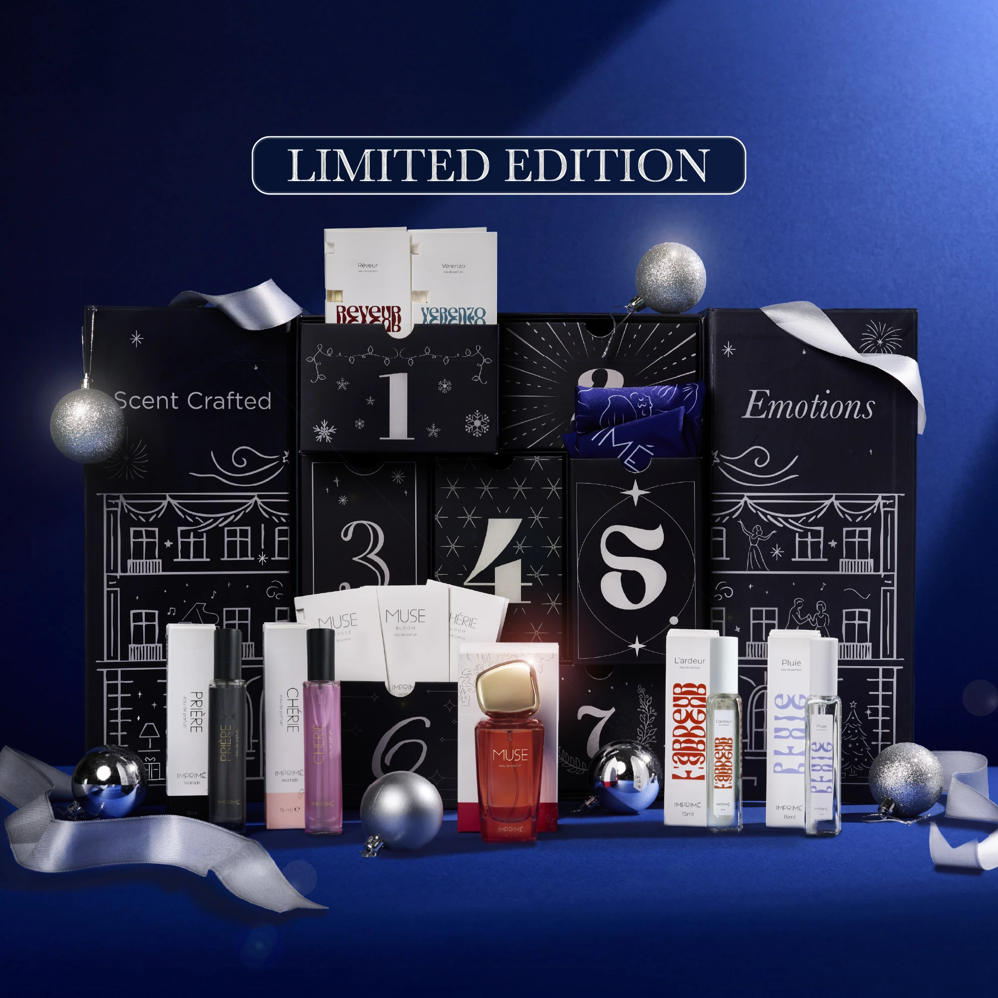Imprime Advent Calendar 2025- Yılbaşı Özel Seti | Muse, Chérie, L’Ardeur, Pluie, Prière Kadın EDP Parfüm