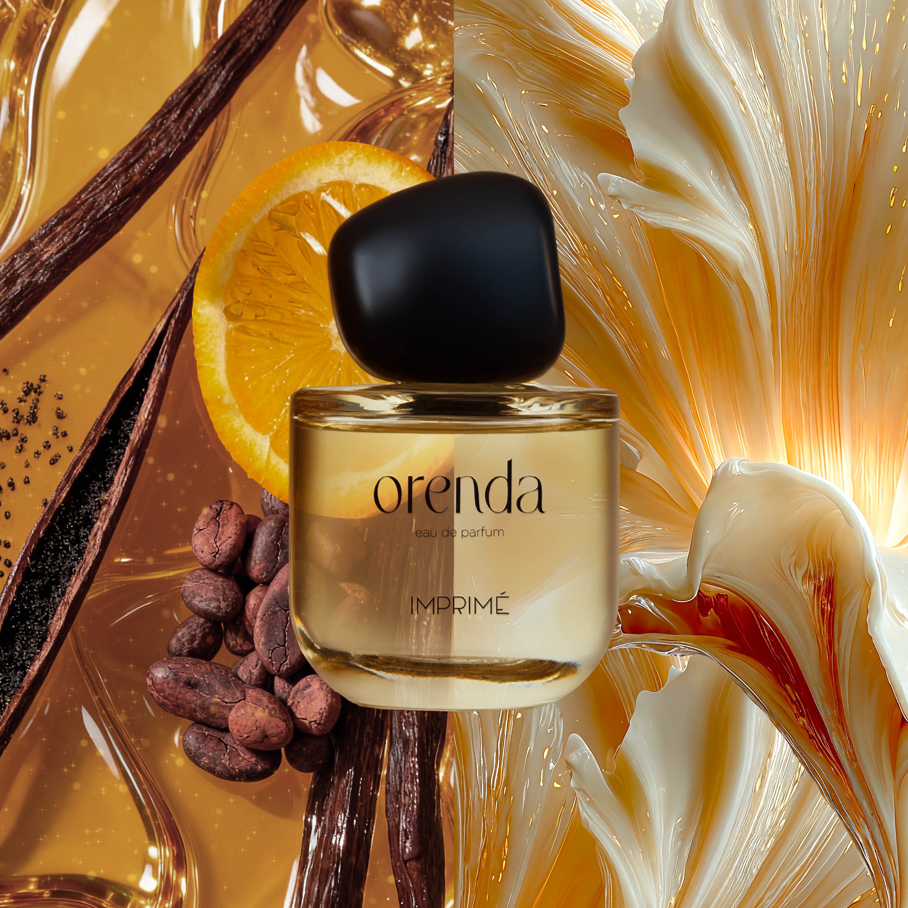 Imprime Orenda EDP Kadın Parfüm 50ml | Aromatik & Gurman | Vanilya, Kakao, Portakal, Bergamot, Lavanta 