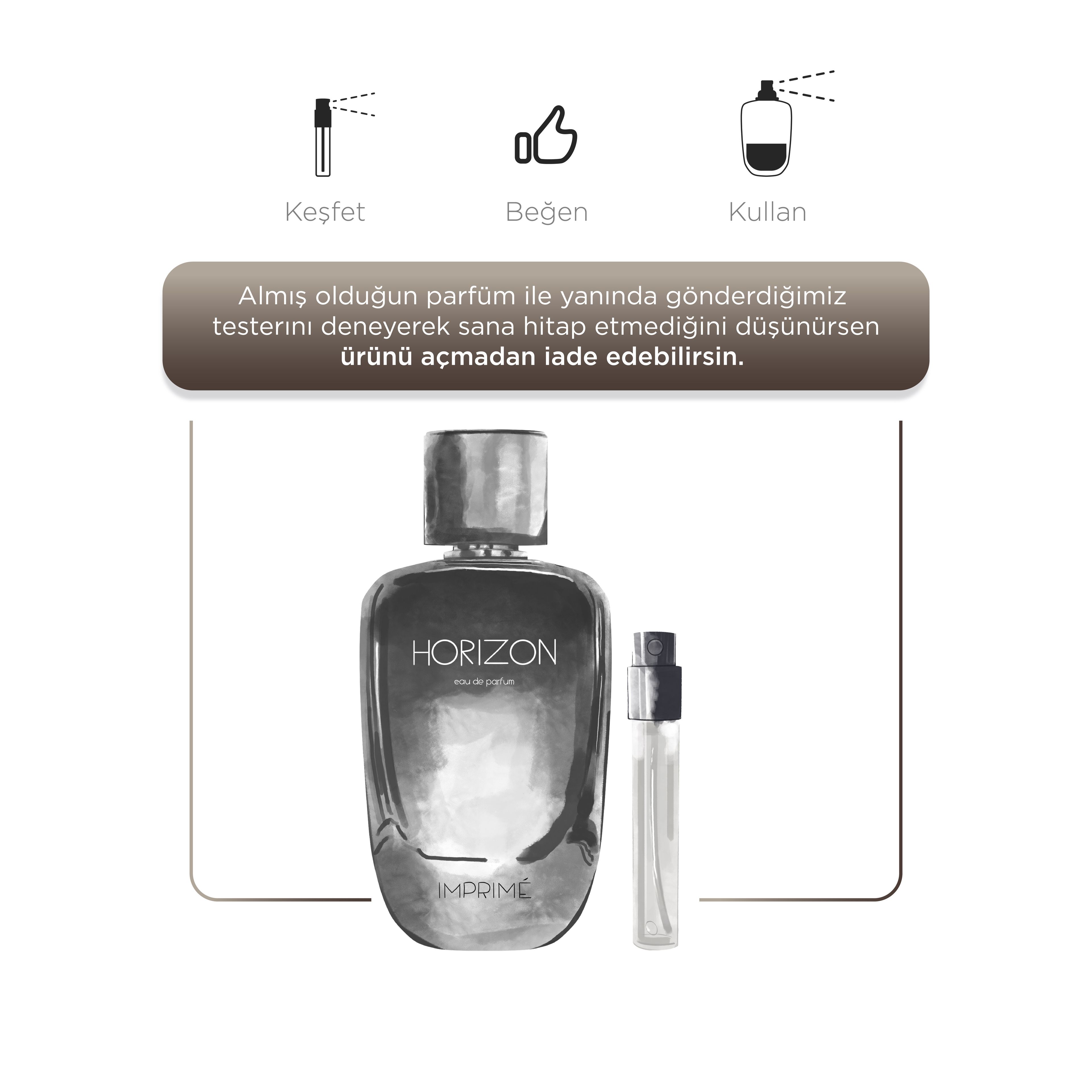 Horizon Odunsu Çiçeksi 100 ml Erkek Parfümü