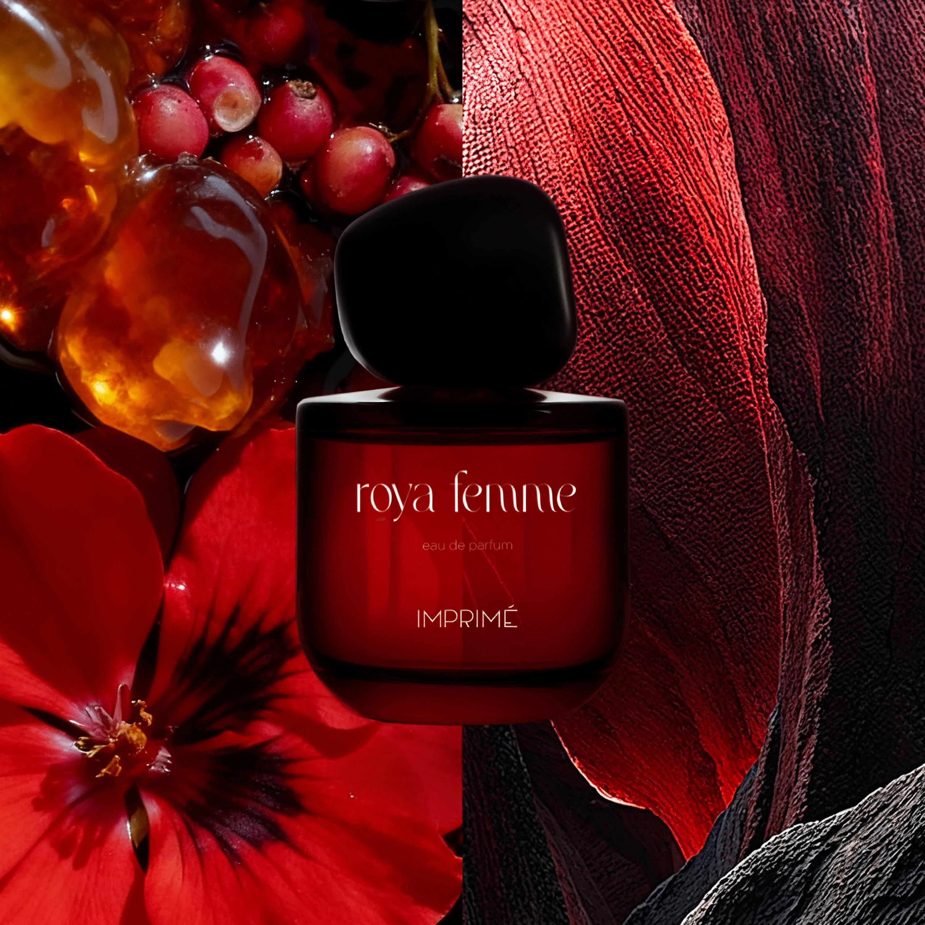 Imprime Roya Femme  EDP Kadın Parfüm 50ml | Oryantal & Çiçeksi |Biberiye, Sardunya, Sandal Ağacı, Vanilya 