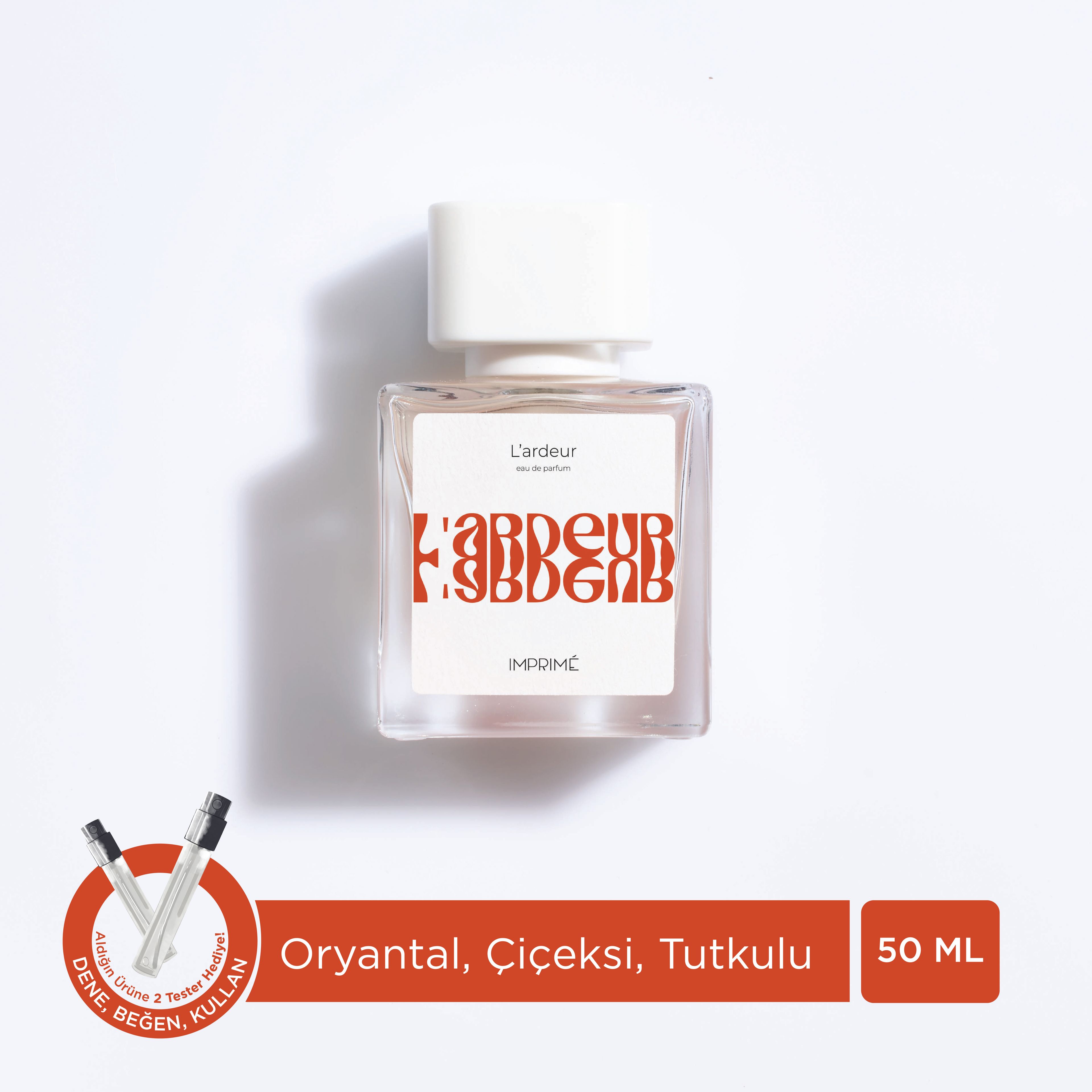 L'ardeur Edp Unisex Parfüm 50ml | Oryantal, Çiçeksi | Ahududu, Safran, Gül, Manolya, Amber, Vetiver
