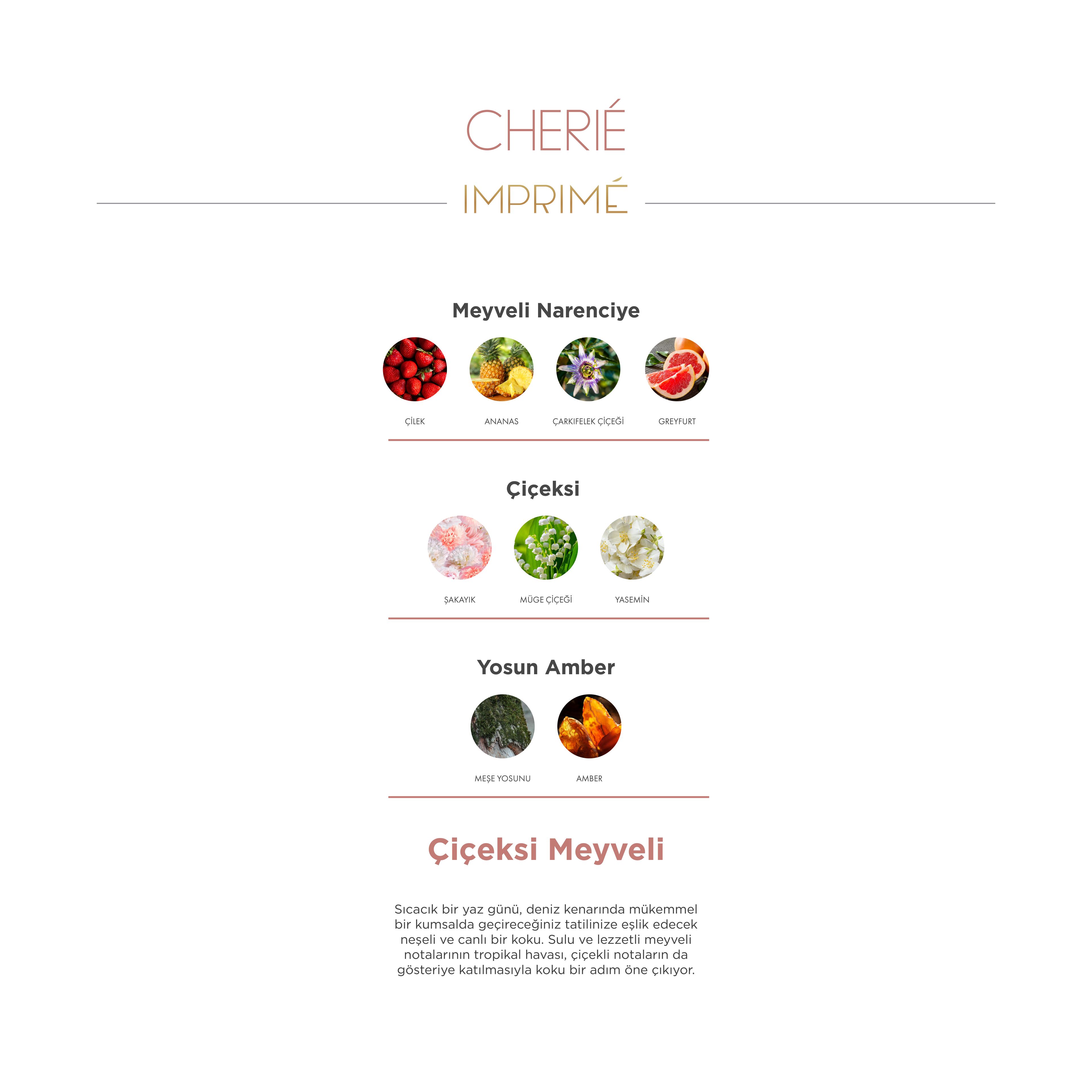 Cherié Edp 15 ml Seyahat Boy Kadın Parfümü