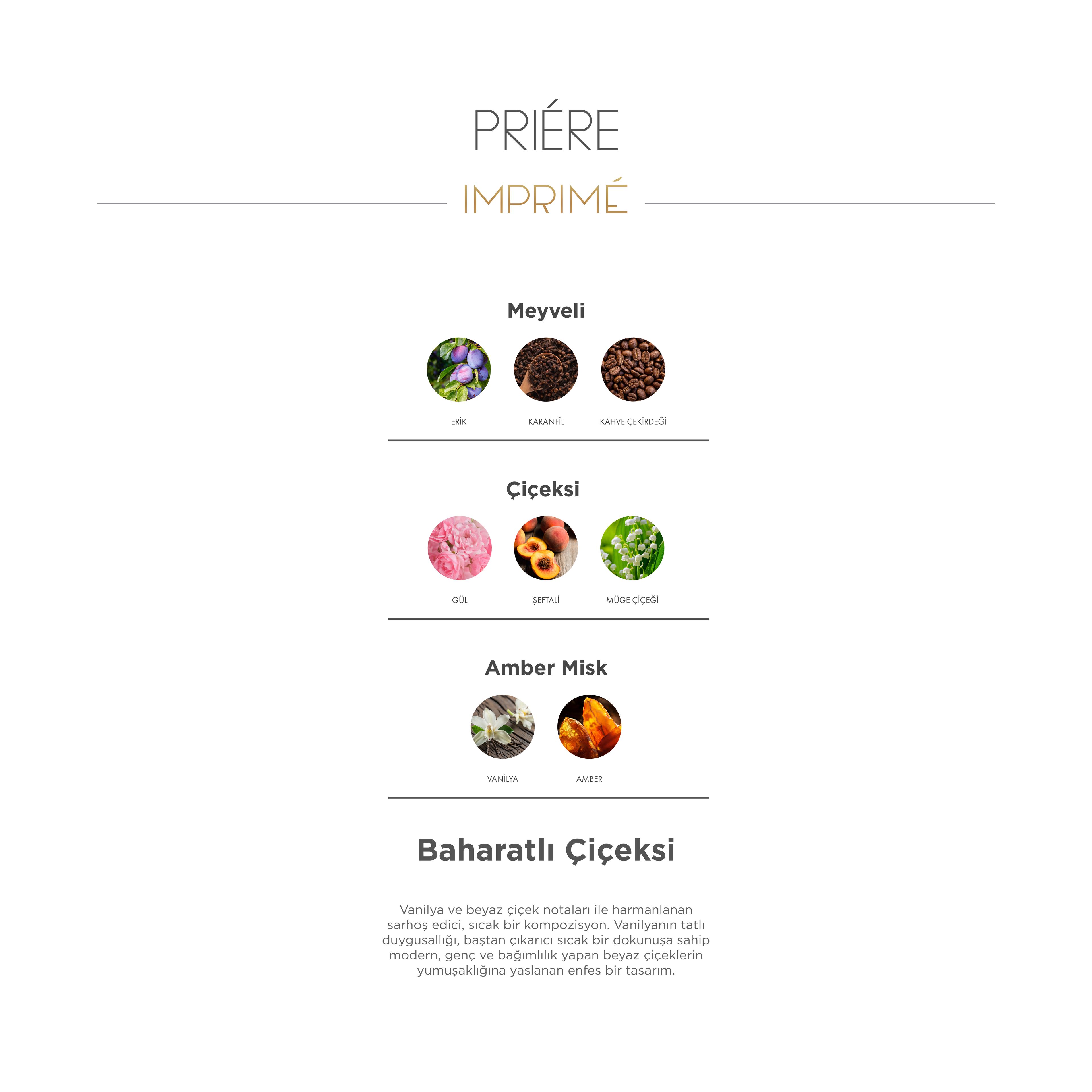Priére Edp 15 ml Seyahat Boy Kadın Parfümü
