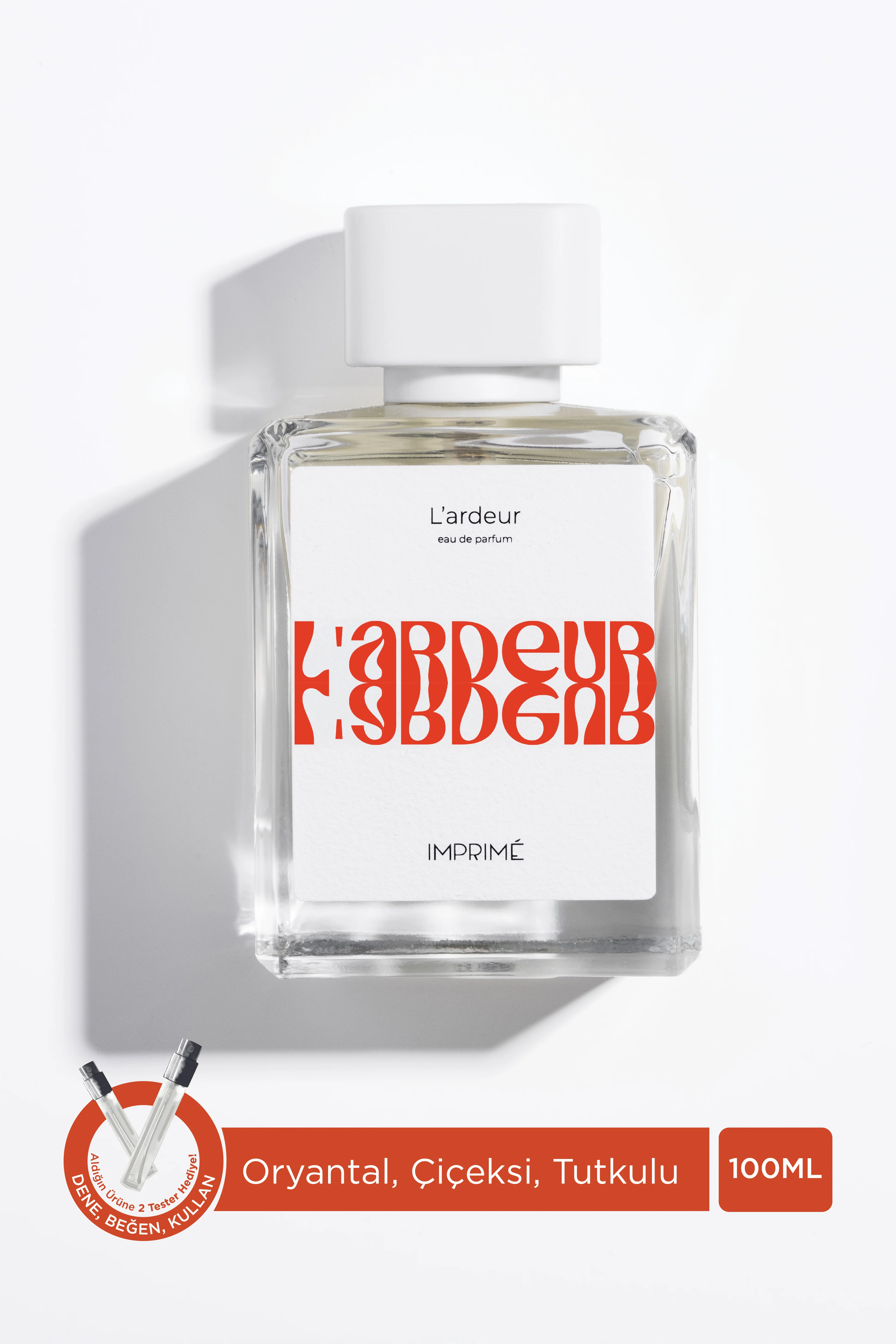 L'ardeur EDP Unisex Parfüm 100 ml | Oryantal Çiçeksi | Ahududu, Safran, Gül, Manolya, Amber, Vetiver