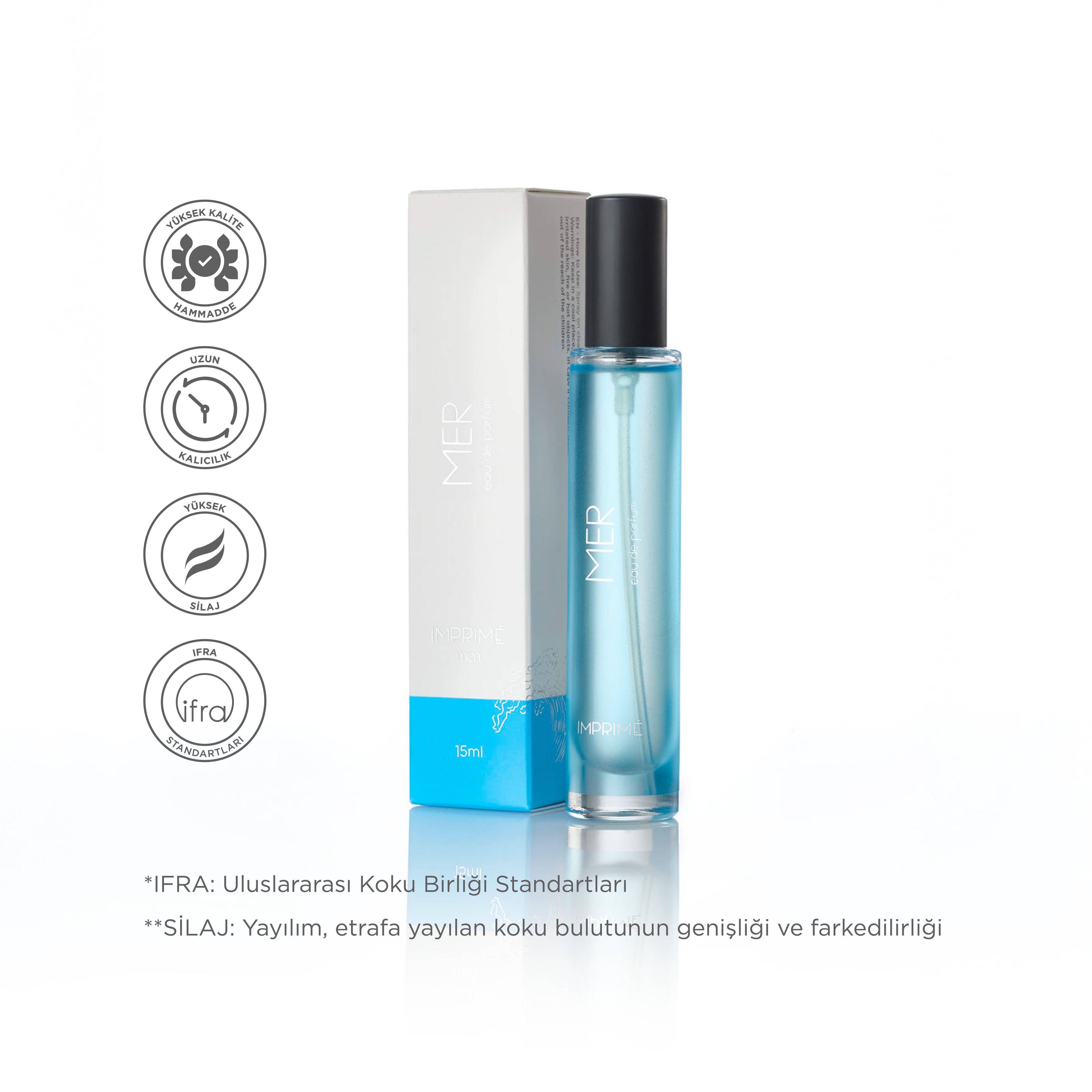 Mer Edp 15 ml Seyahat Boy Erkek Parfümü