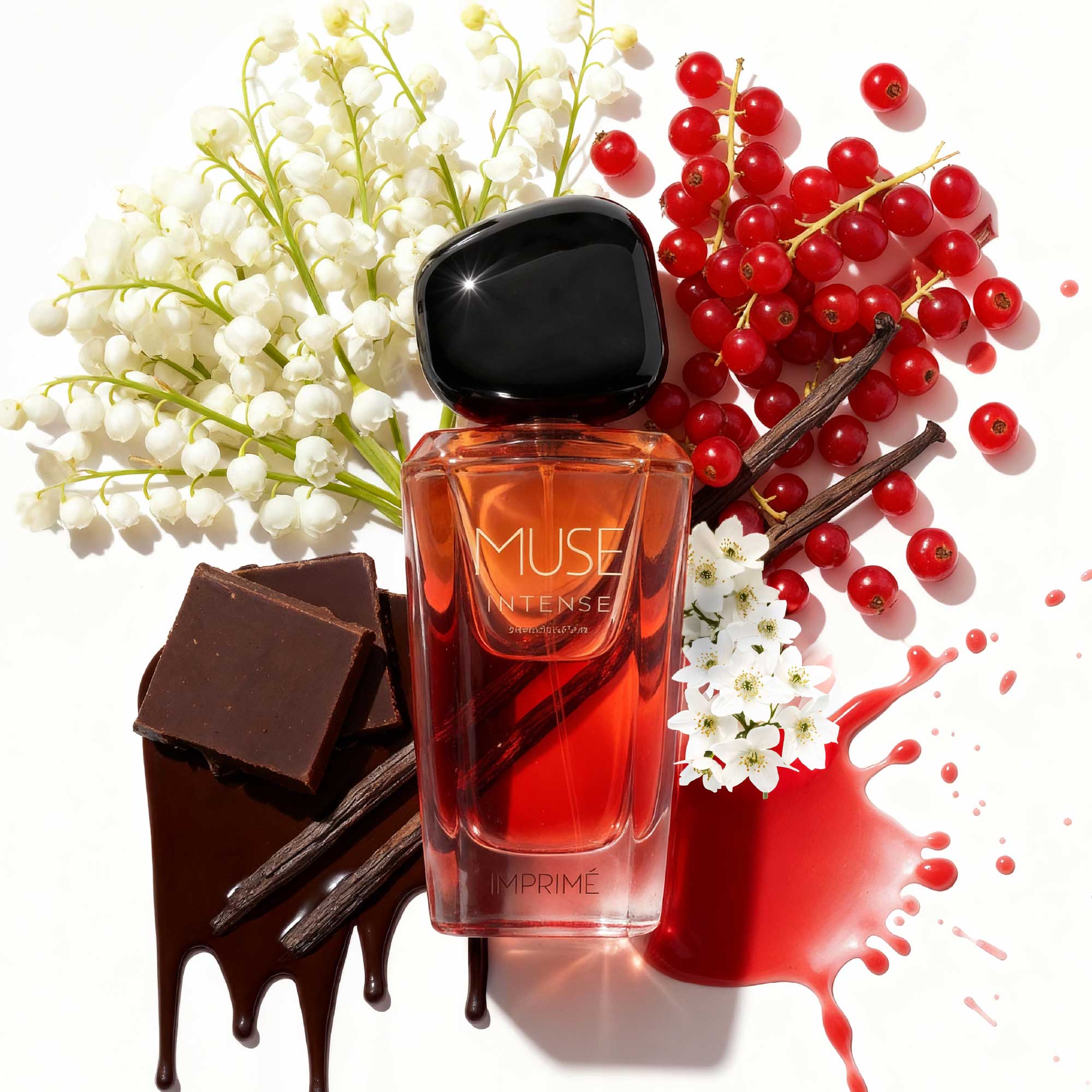 Muse Intense EDP Kadın Parfüm 50 ml | Çiçeksi ve Gurman | Frenk Üzümü, Çikolata, Vanilya, Pralin