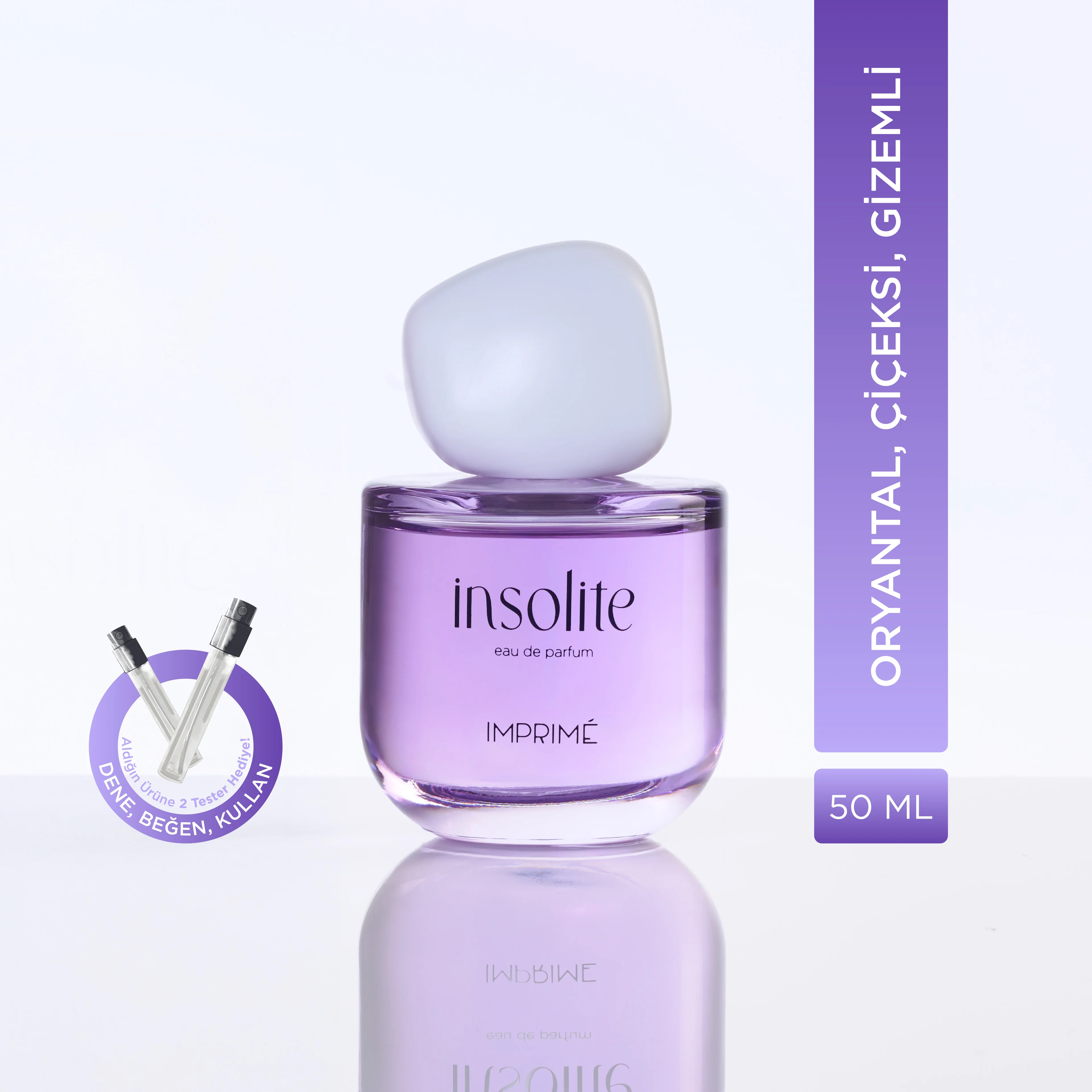  Imprime Insolite EDP Kadın Parfüm 50ml | Oryantal & Çiçeksi | Limon, Portakal Çiçeği, Gül, Yasemin, Misk