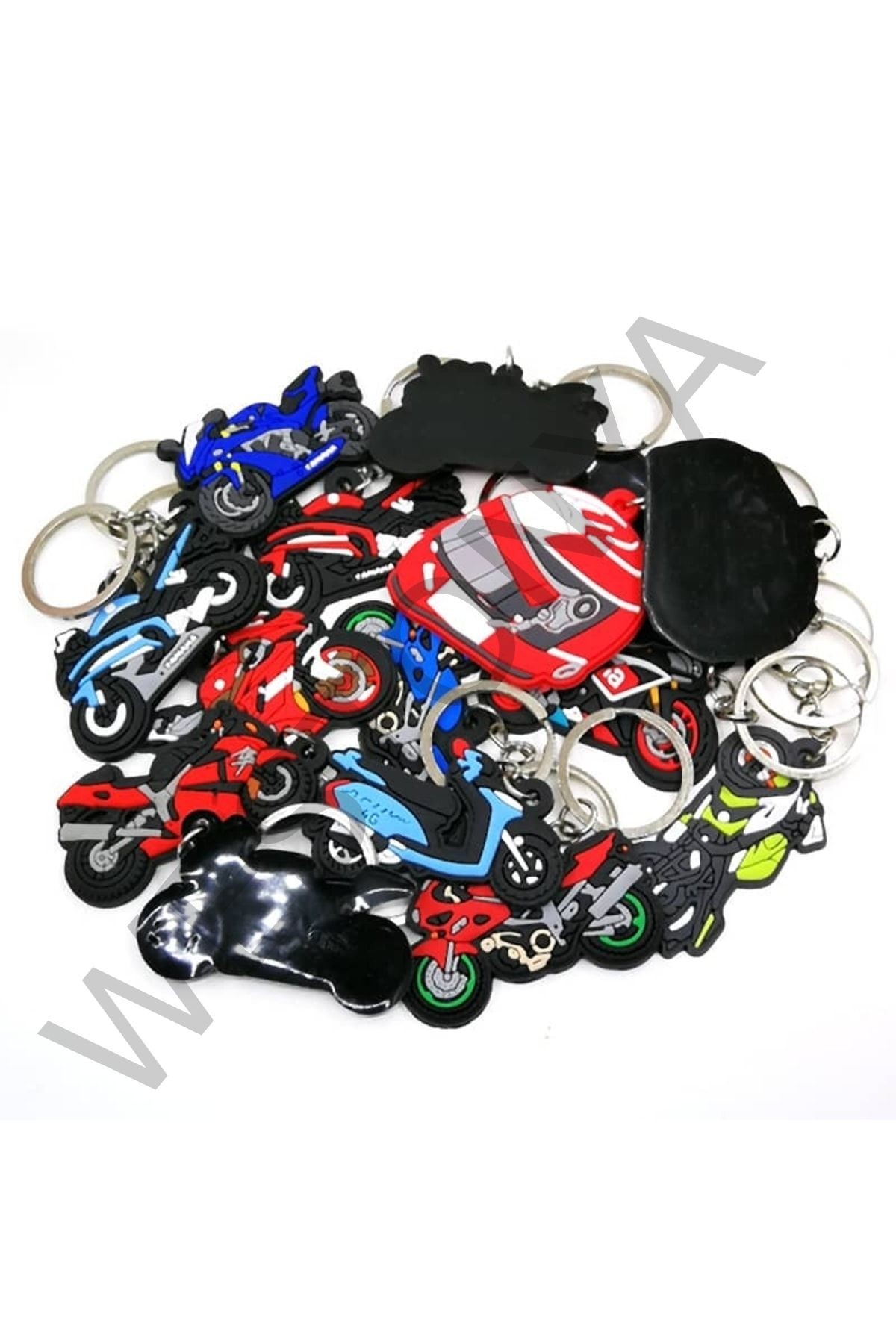 Motor Kauçuk Anahtarlık