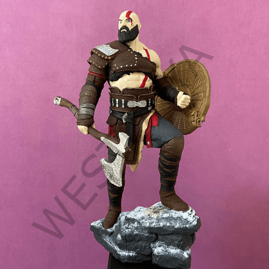 Kratos 3D Baskı Figürü