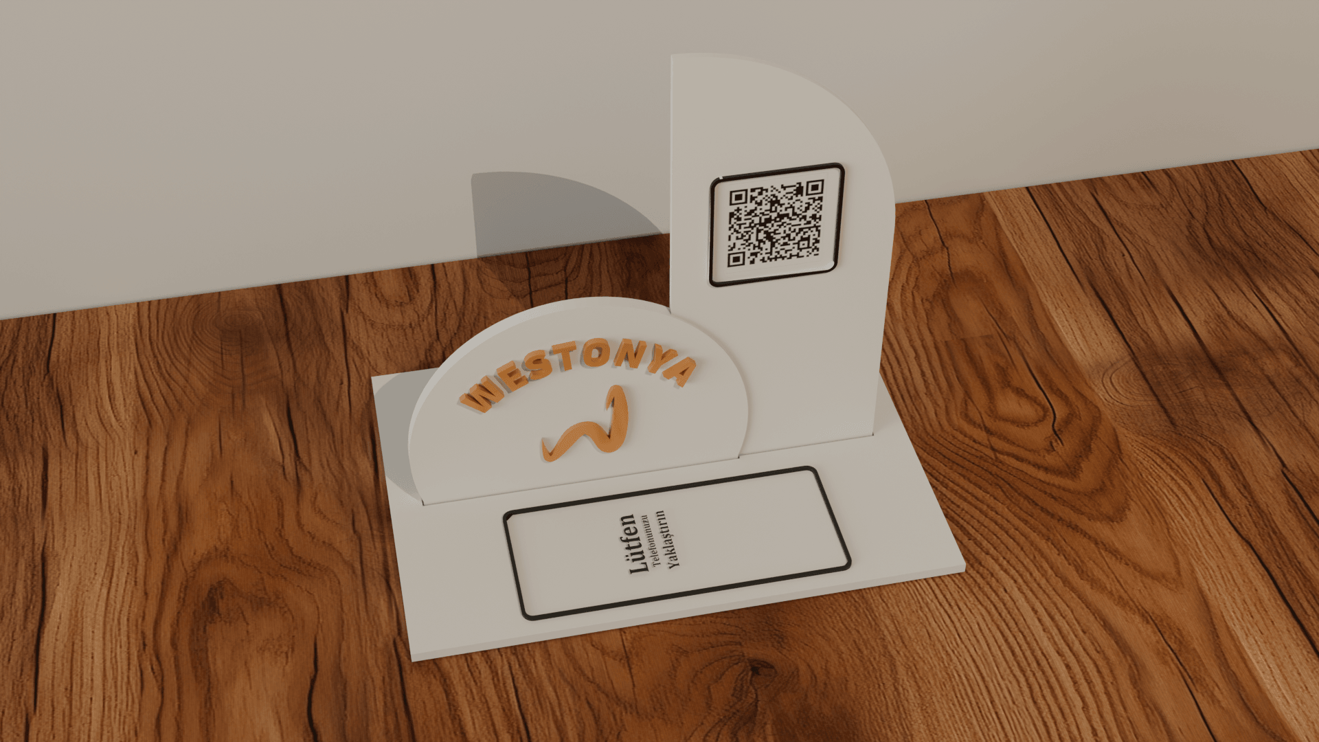 Restoran ve Kafelere Özel Masaüstü NFC ve QR Menü (Kişiselleştirilebilir)