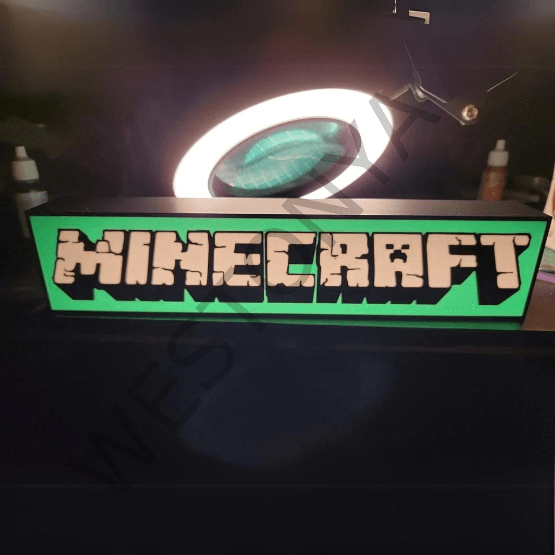 Minecraft Işıklı Led Lamba