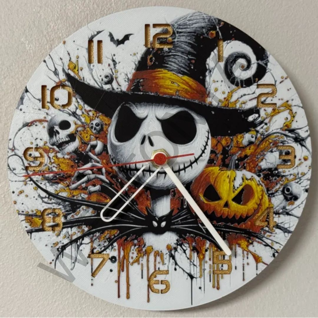 Jack Skellington Temalı Saat