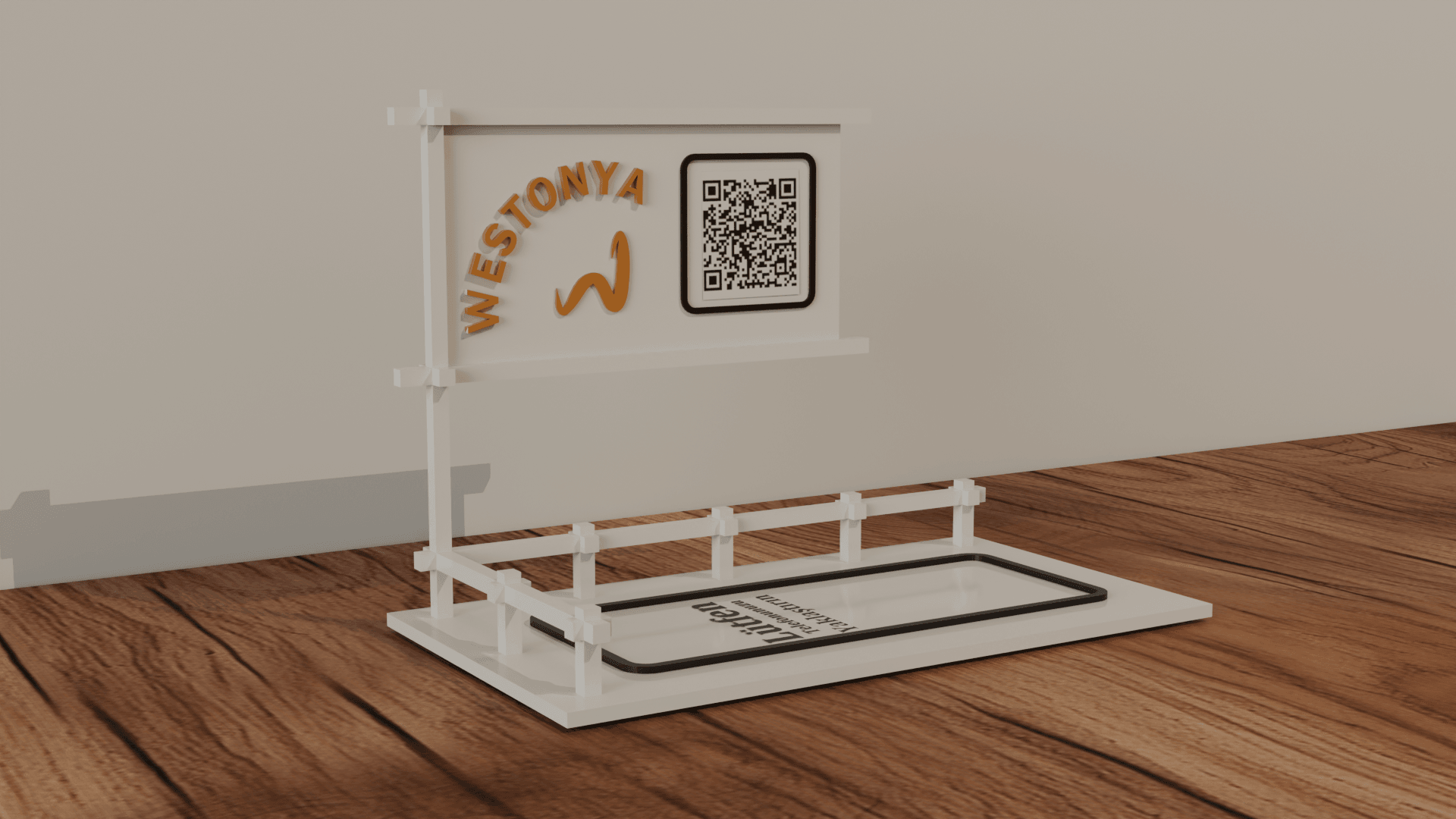 Restoran ve Kafelere Özel Masaüstü NFC ve QR Menü (Kişiselleştirilebilir)