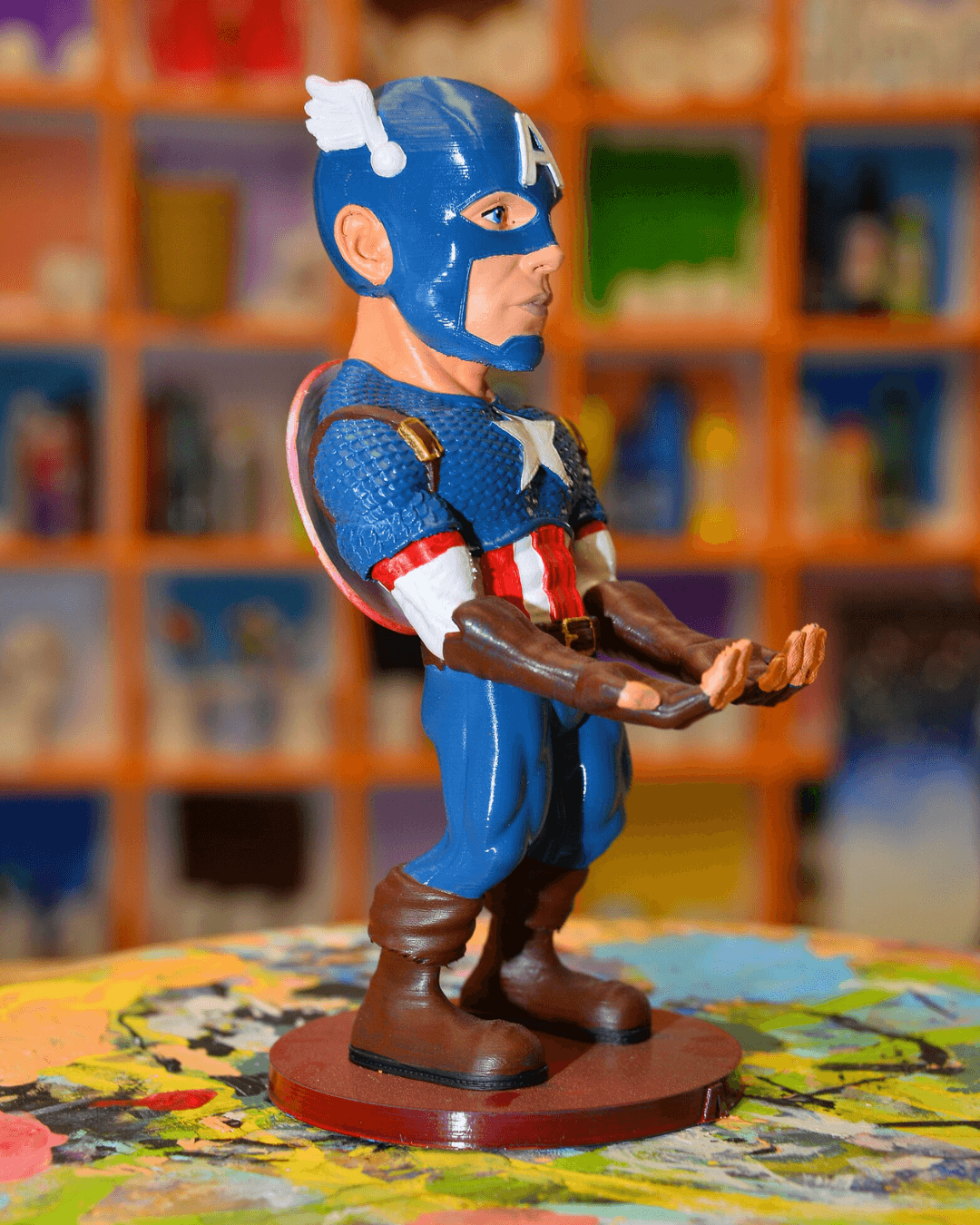 Captain America Joystick Tutucu
