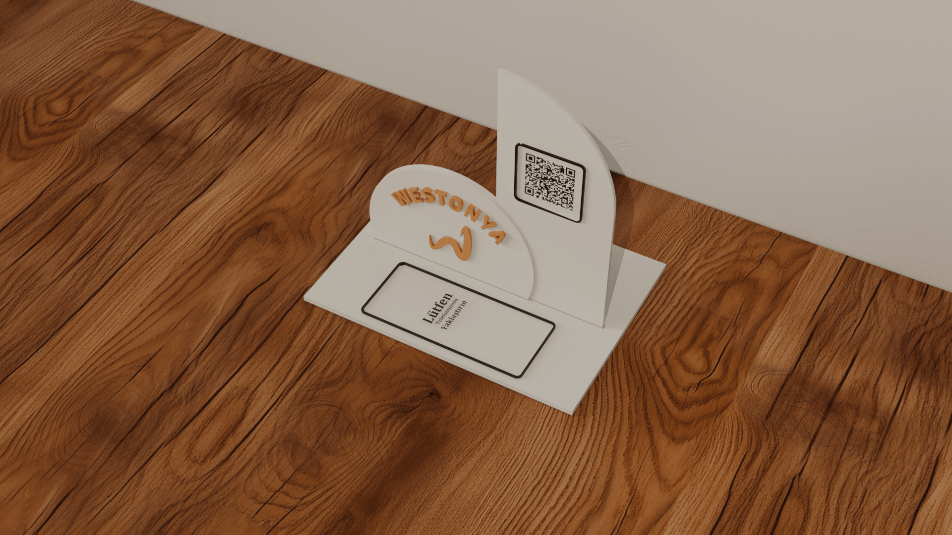 Restoran ve Kafelere Özel Masaüstü NFC ve QR Menü (Kişiselleştirilebilir)