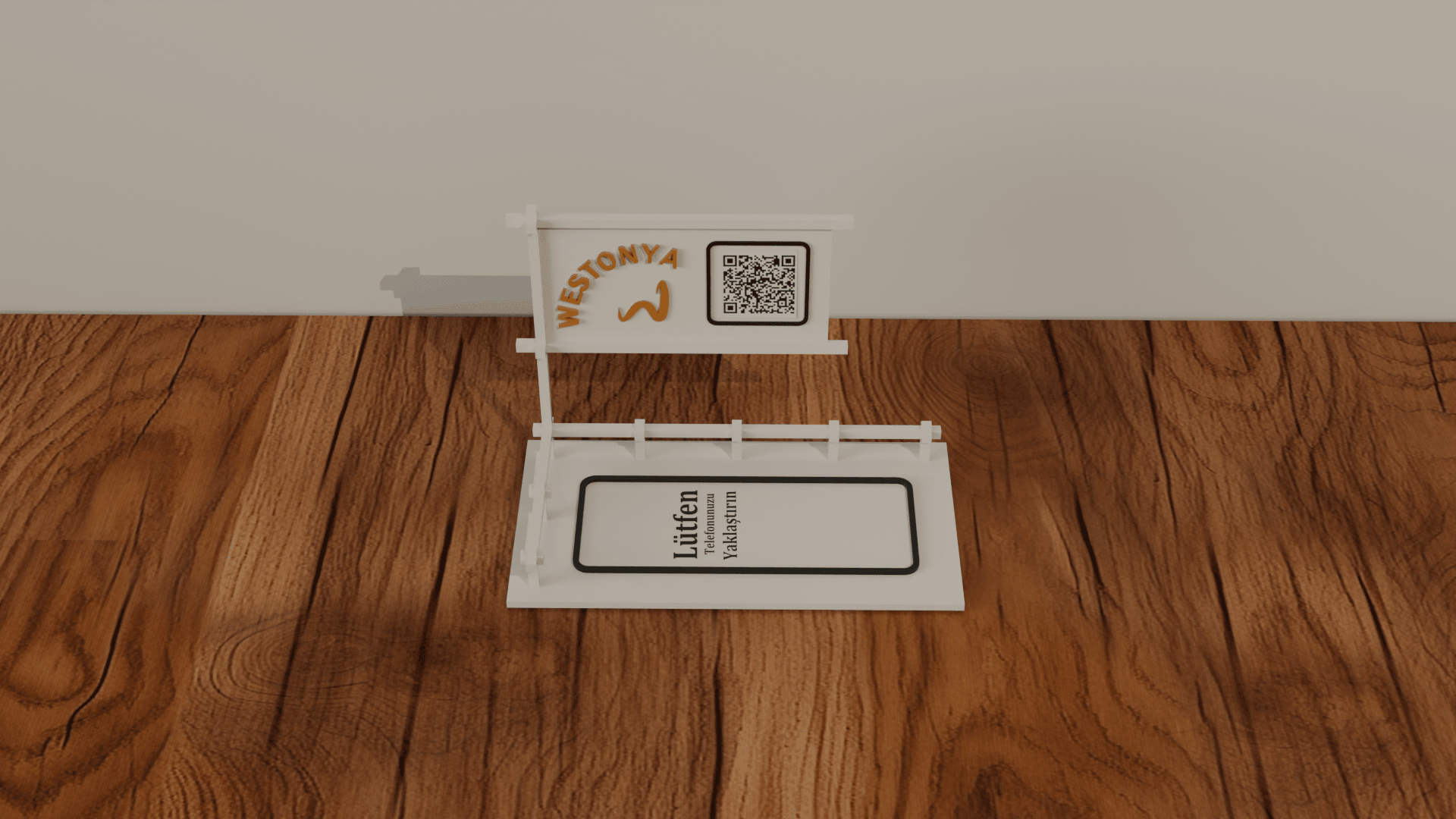 Restoran ve Kafelere Özel Masaüstü NFC ve QR Menü (Kişiselleştirilebilir)