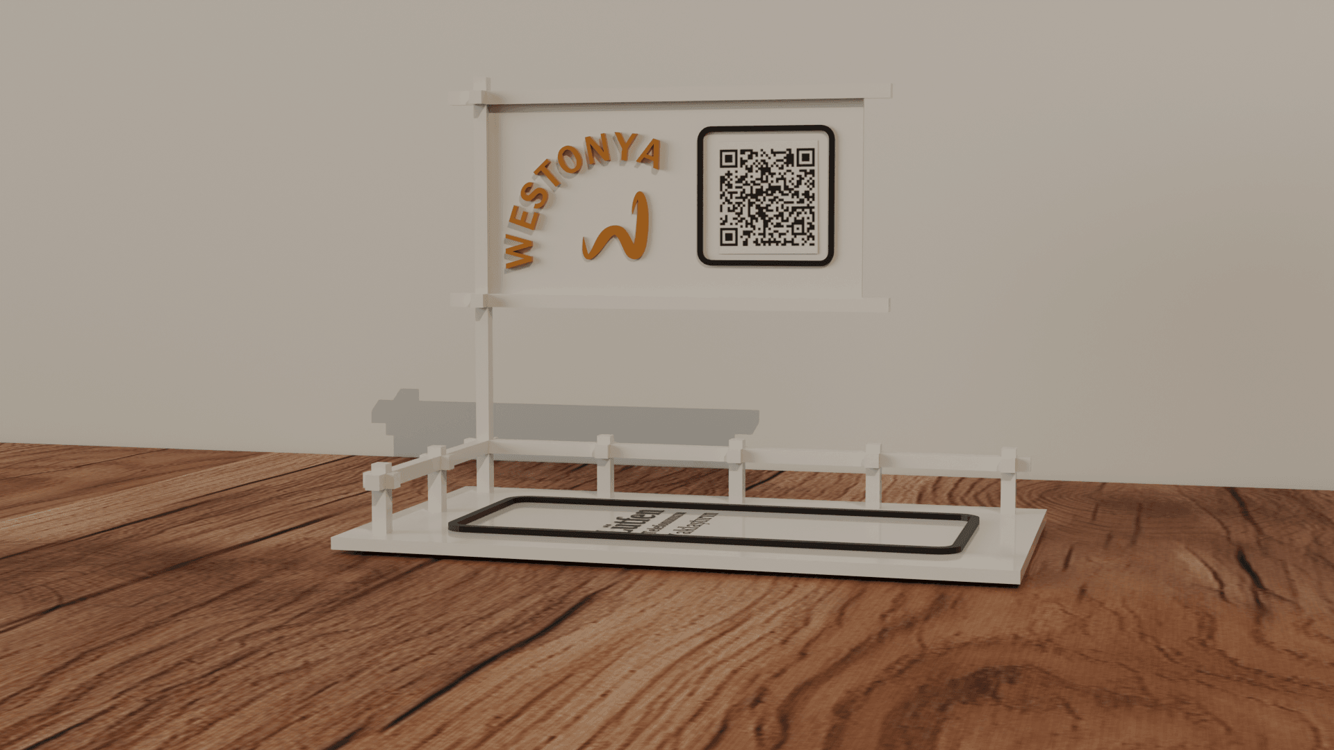 Restoran ve Kafelere Özel Masaüstü NFC ve QR Menü (Kişiselleştirilebilir)