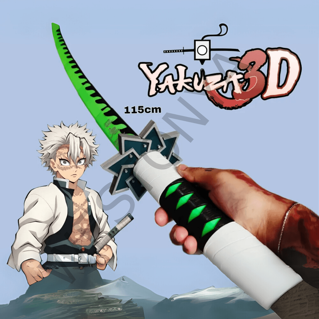 Kimetsu no Yaiba Sanemi Katlanabilir Katana