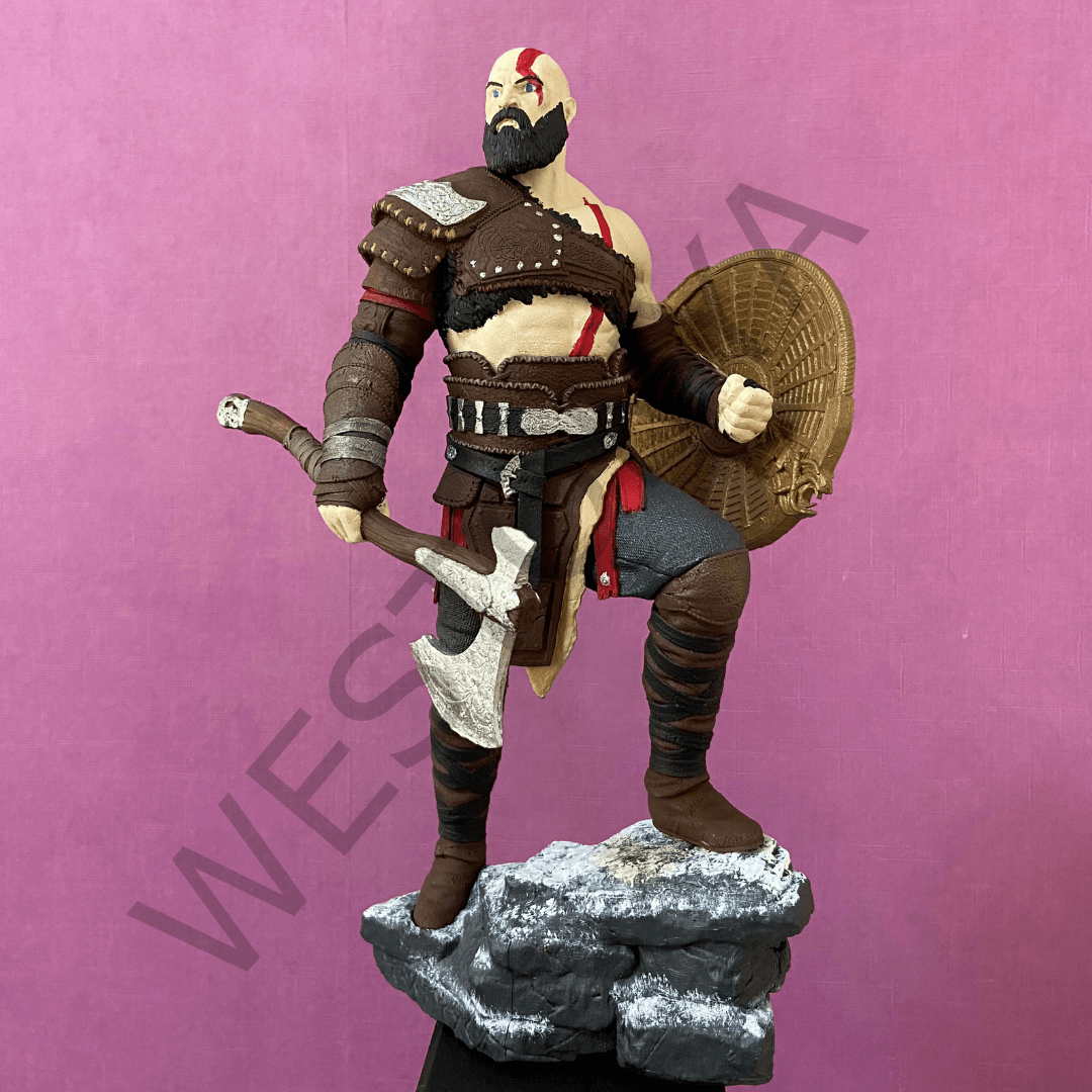 Kratos 3D Baskı Figürü