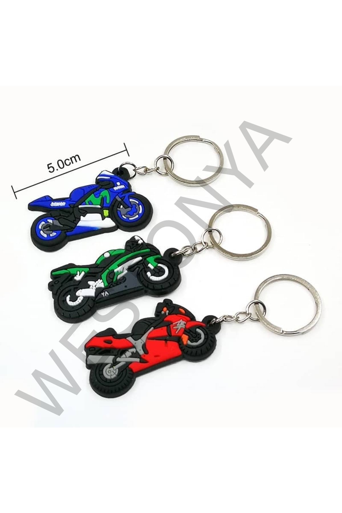 Motor Kauçuk Anahtarlık