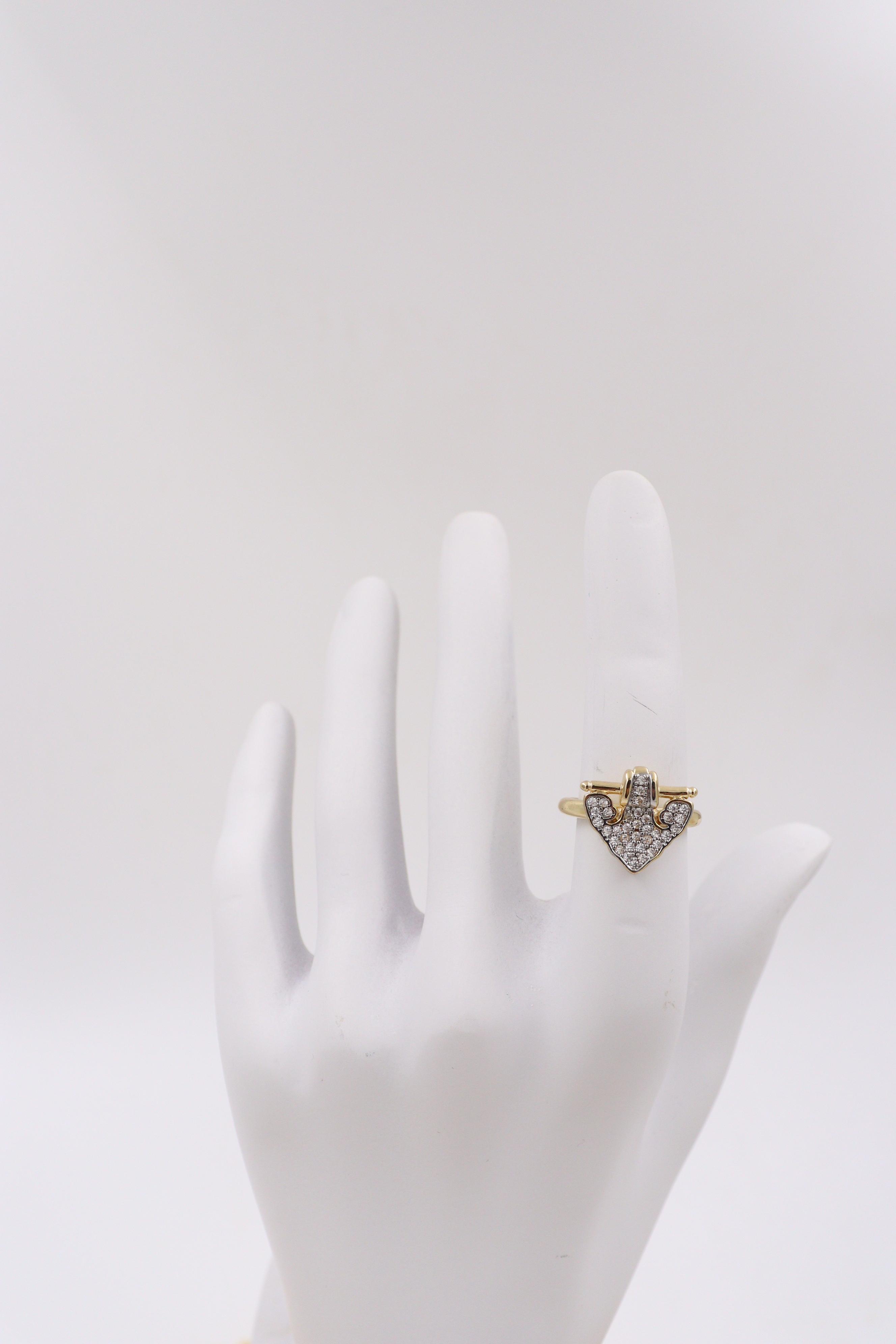 Leyla Model Zirkon Taşlı Gold Yüzük