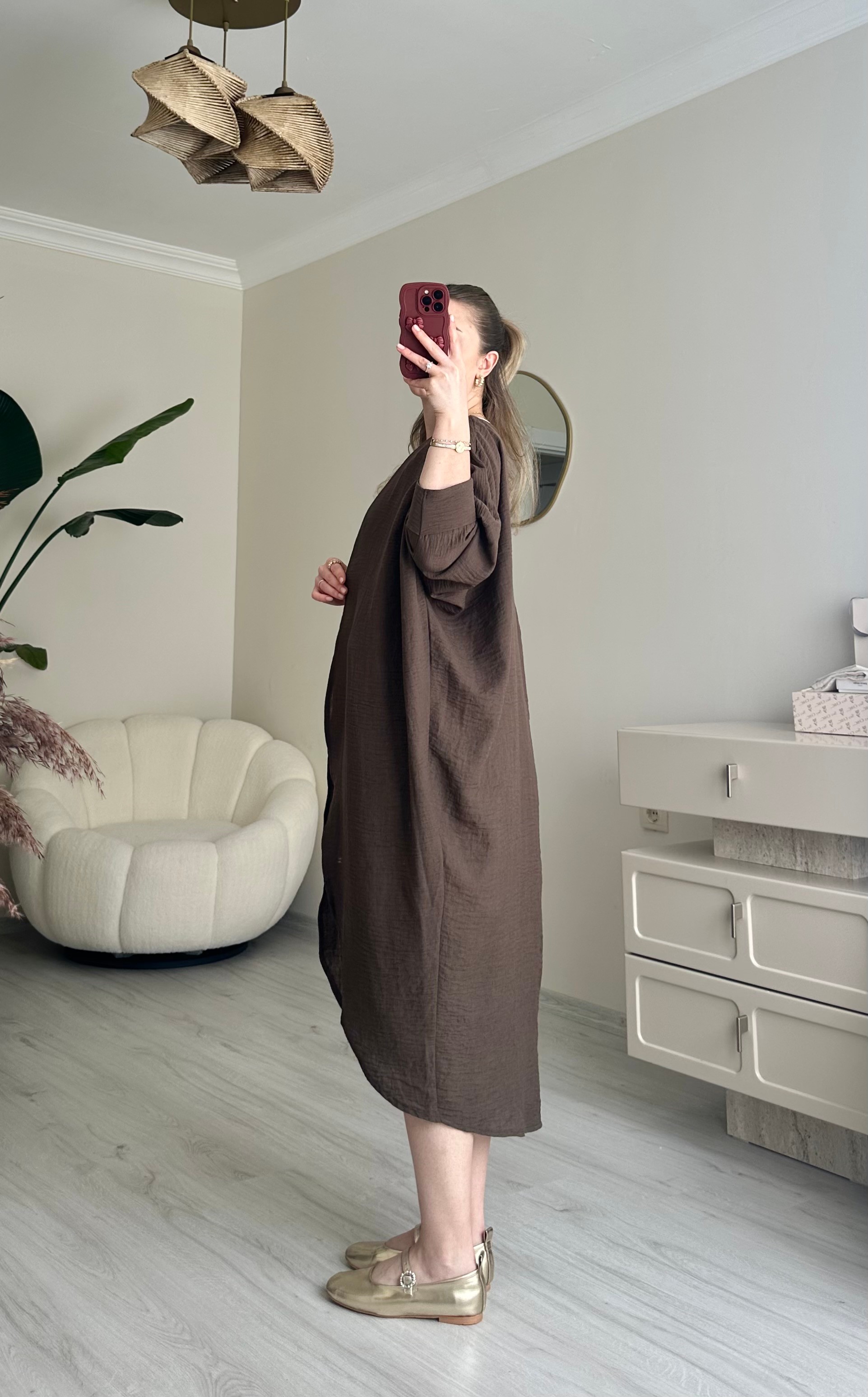 Keten Maxi Boy Oversize Kimono