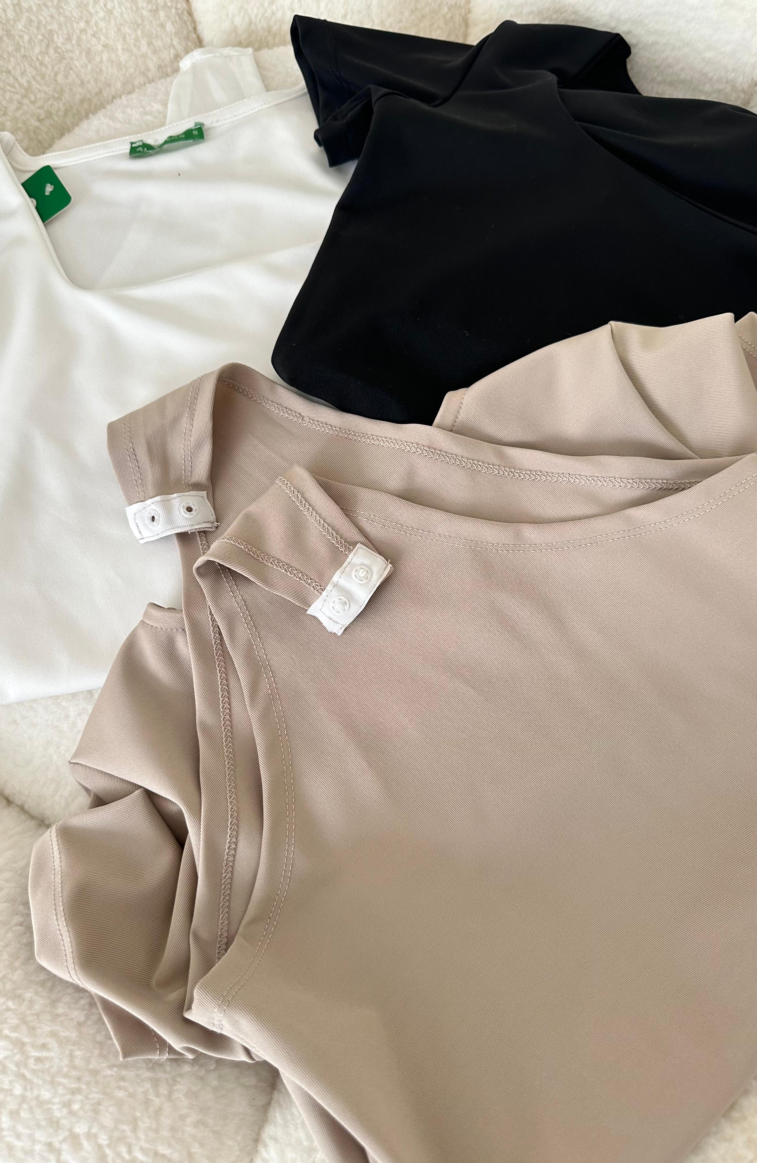 Kare Yaka Çıtçıtlı Body