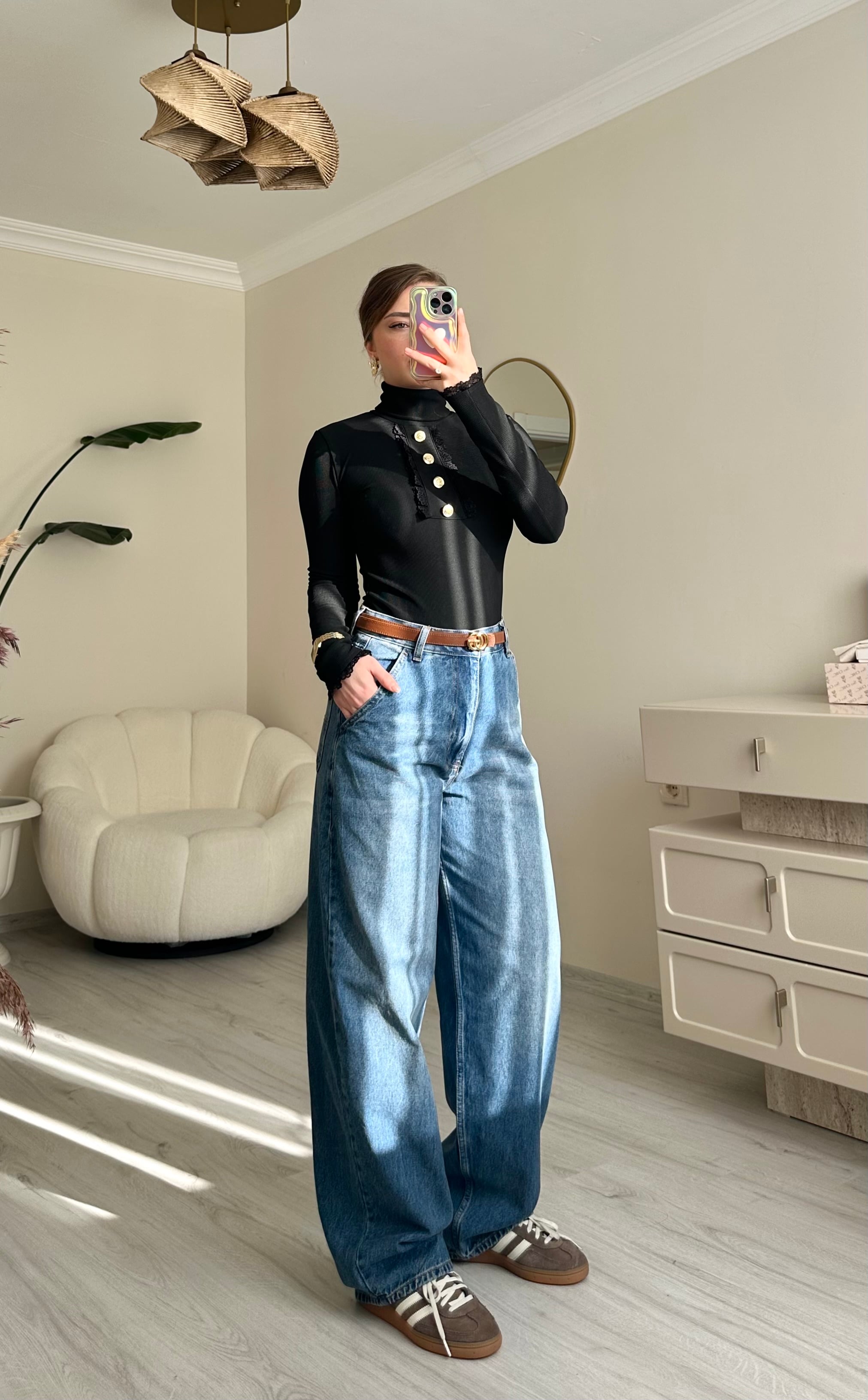Boyfriend Tint Yıkamalı Jean