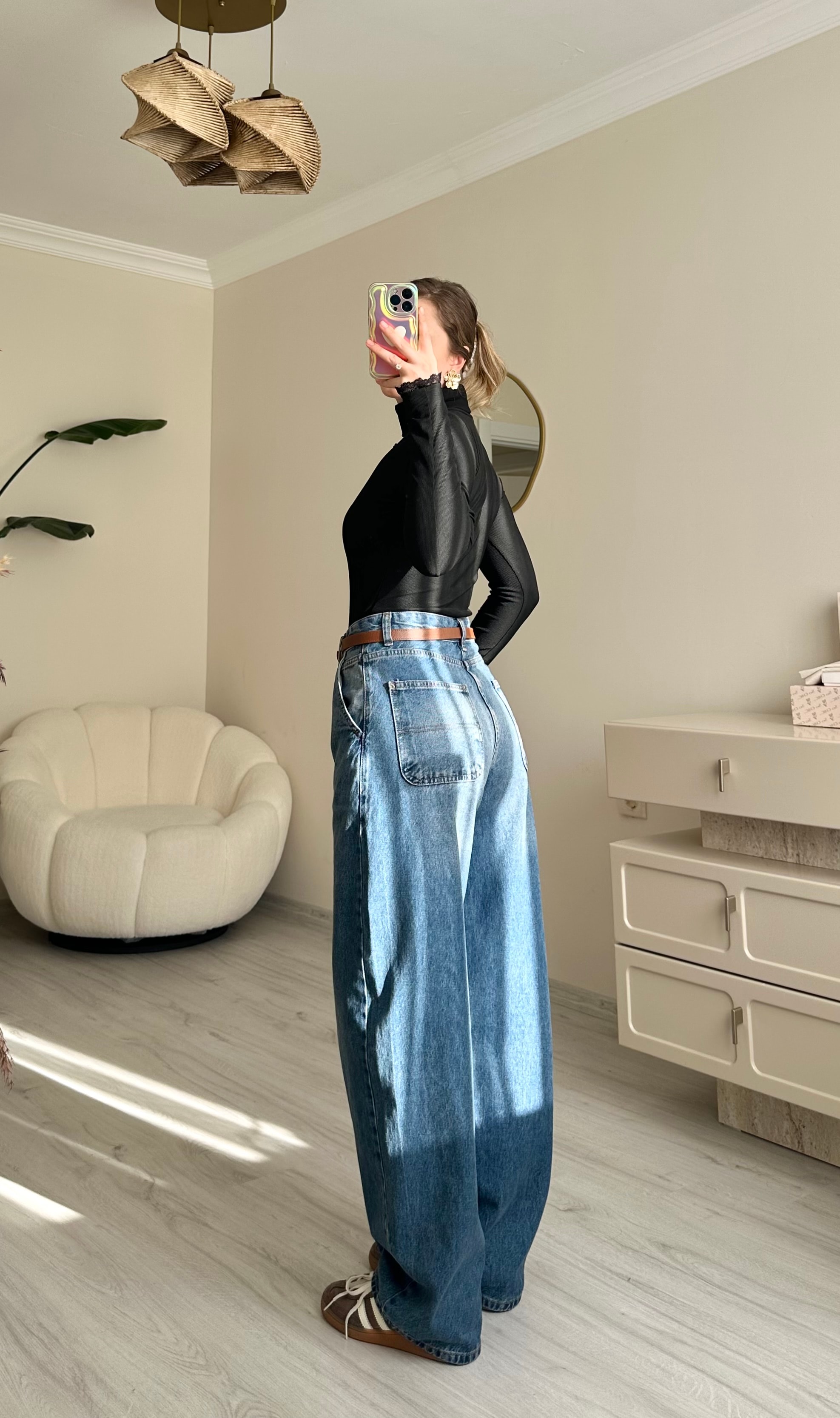 Boyfriend Tint Yıkamalı Jean