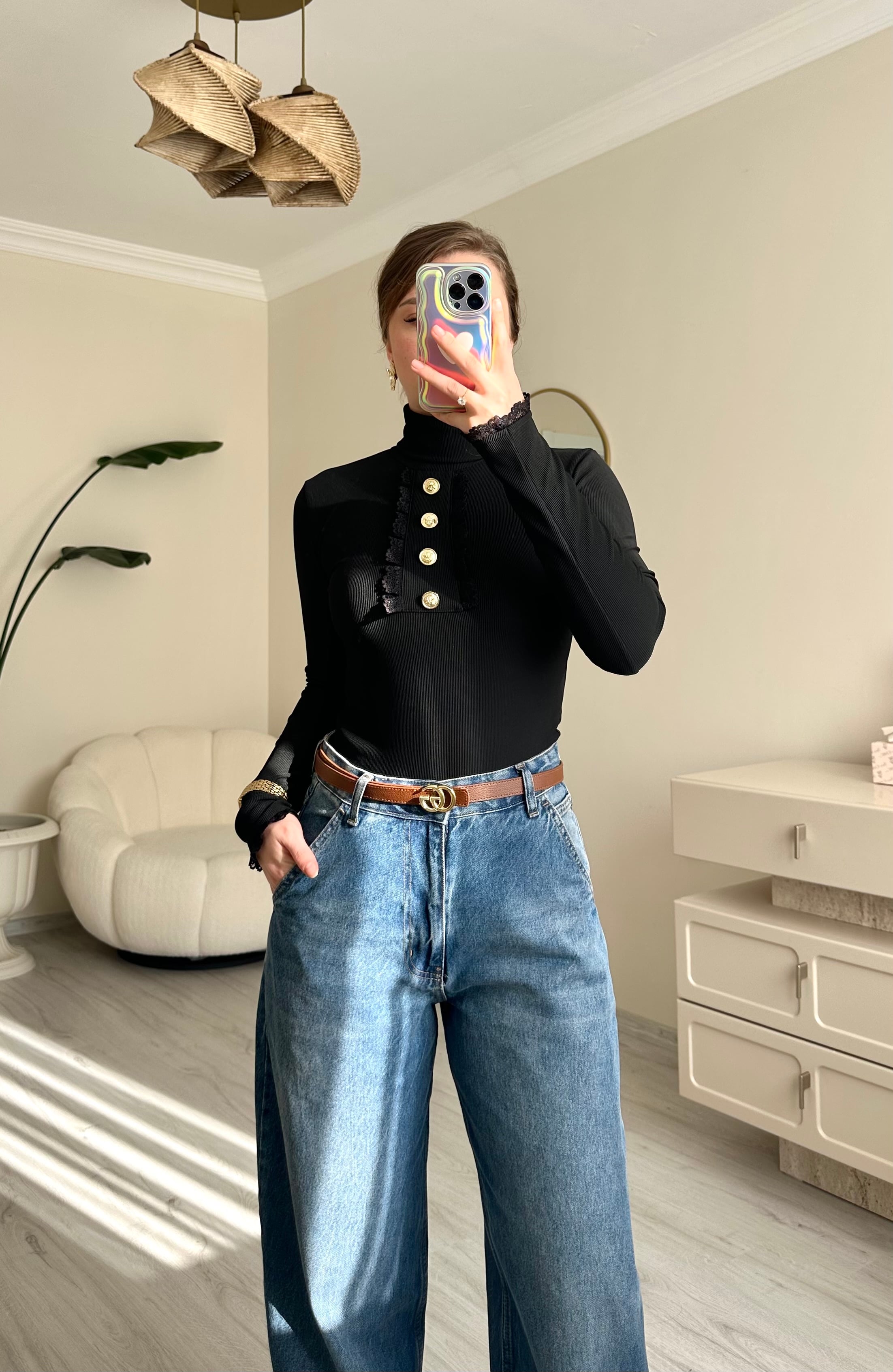 Boyfriend Tint Yıkamalı Jean