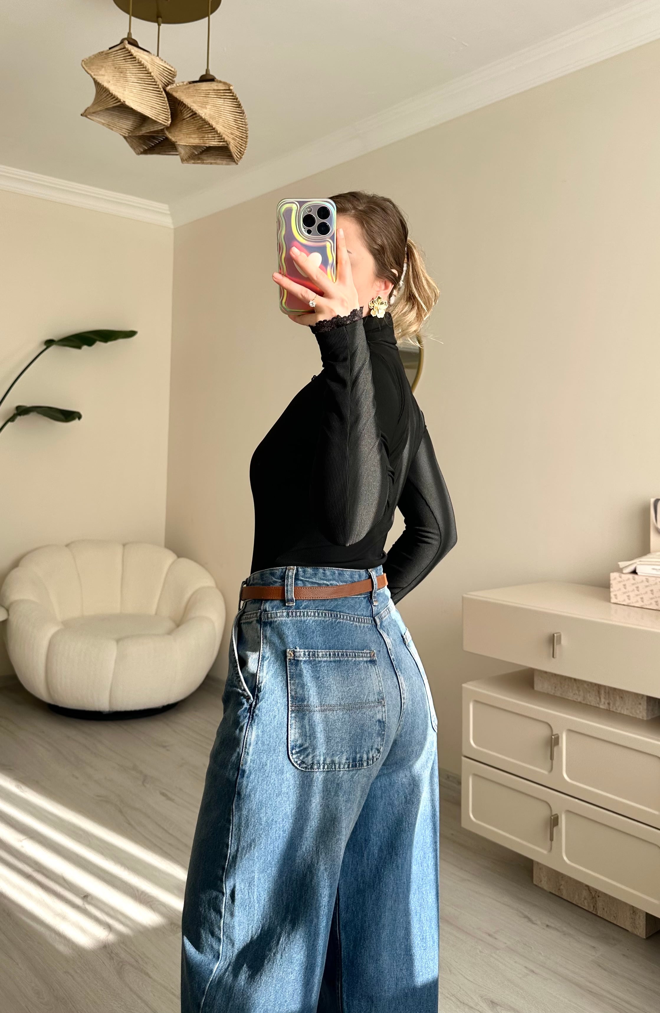 Boyfriend Tint Yıkamalı Jean