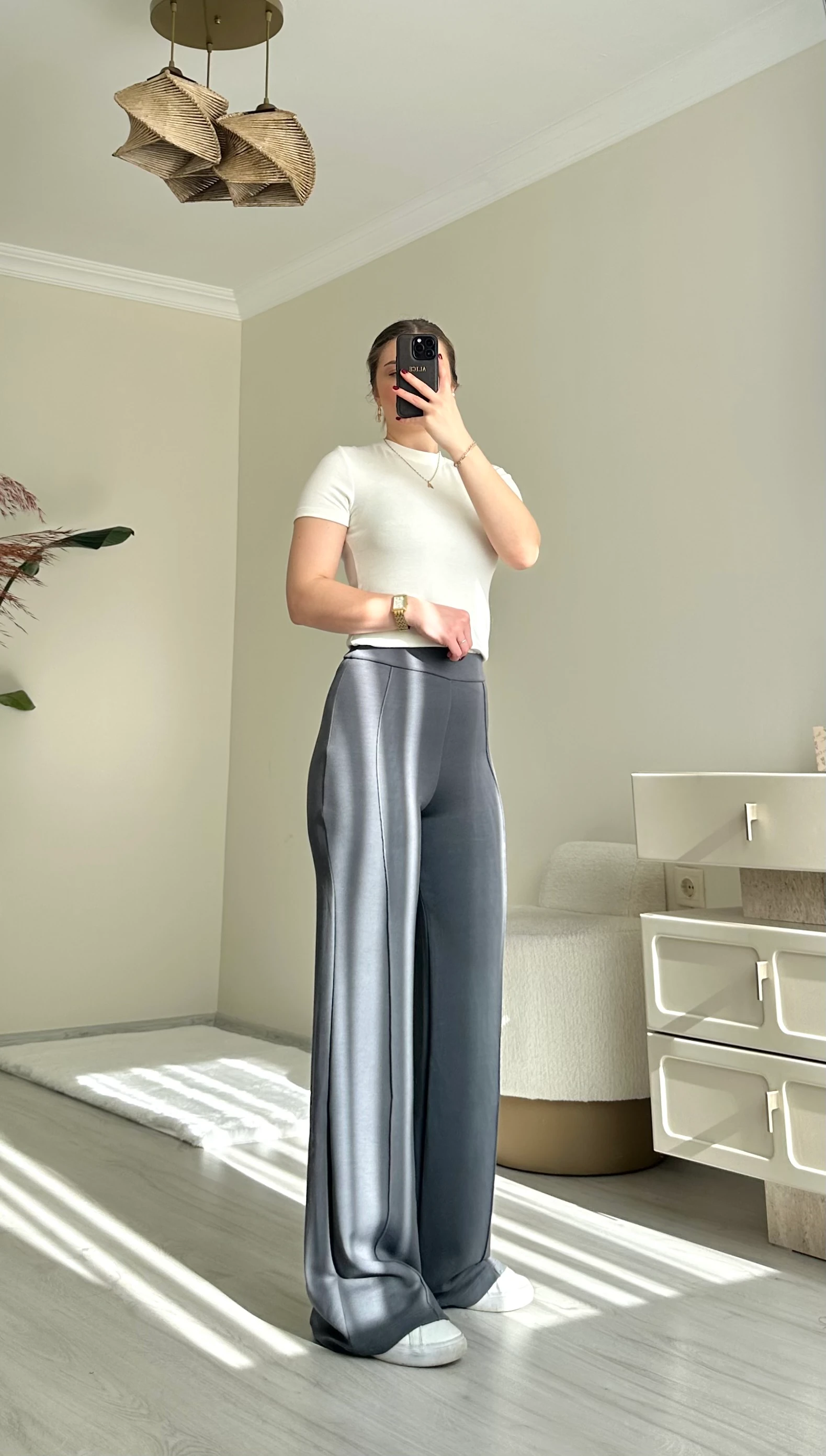 Çımalı Modal Kumaş Palazzo Pantolon