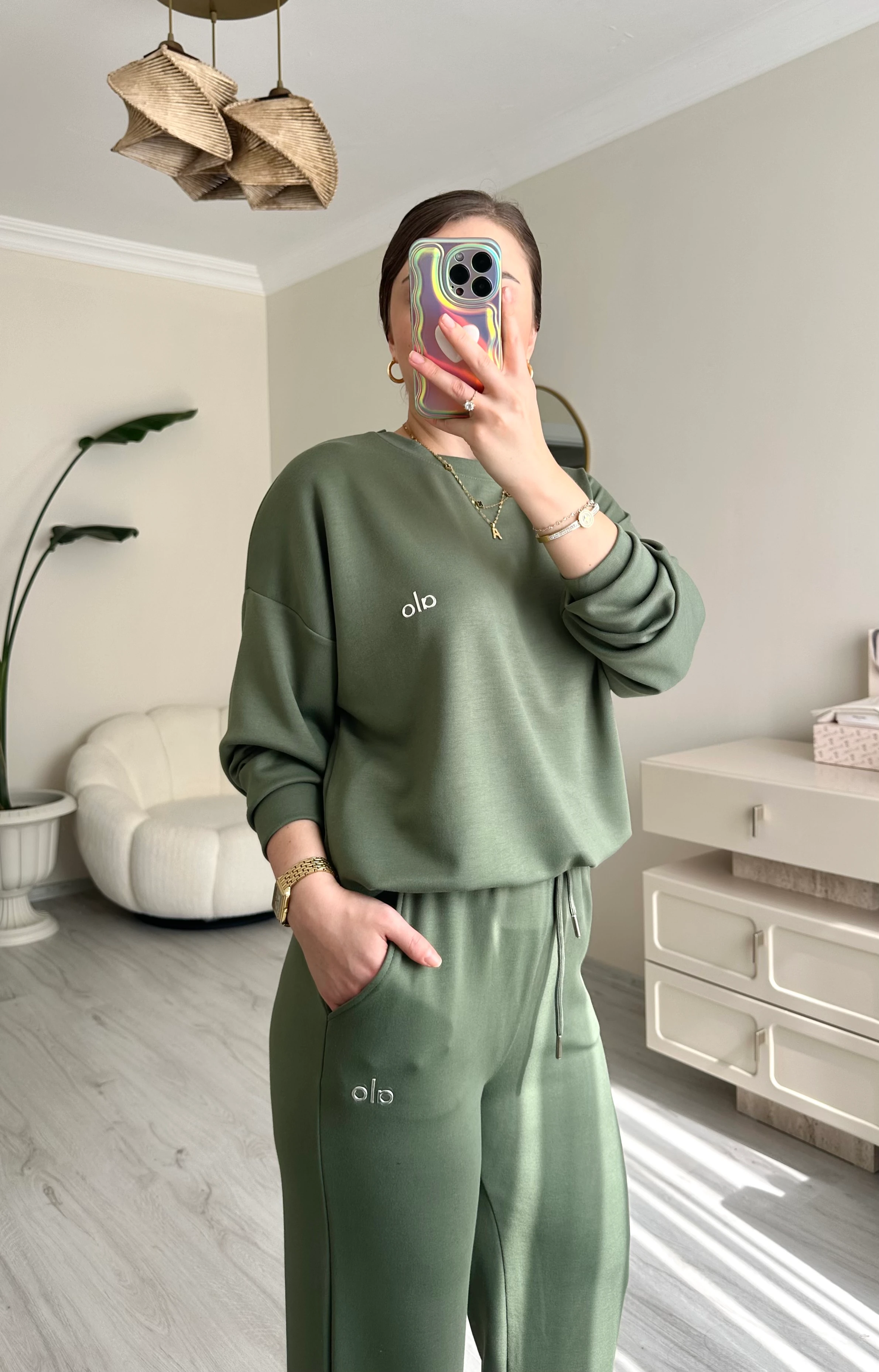 Premium Oversize Beli Lastikli Modal Takım