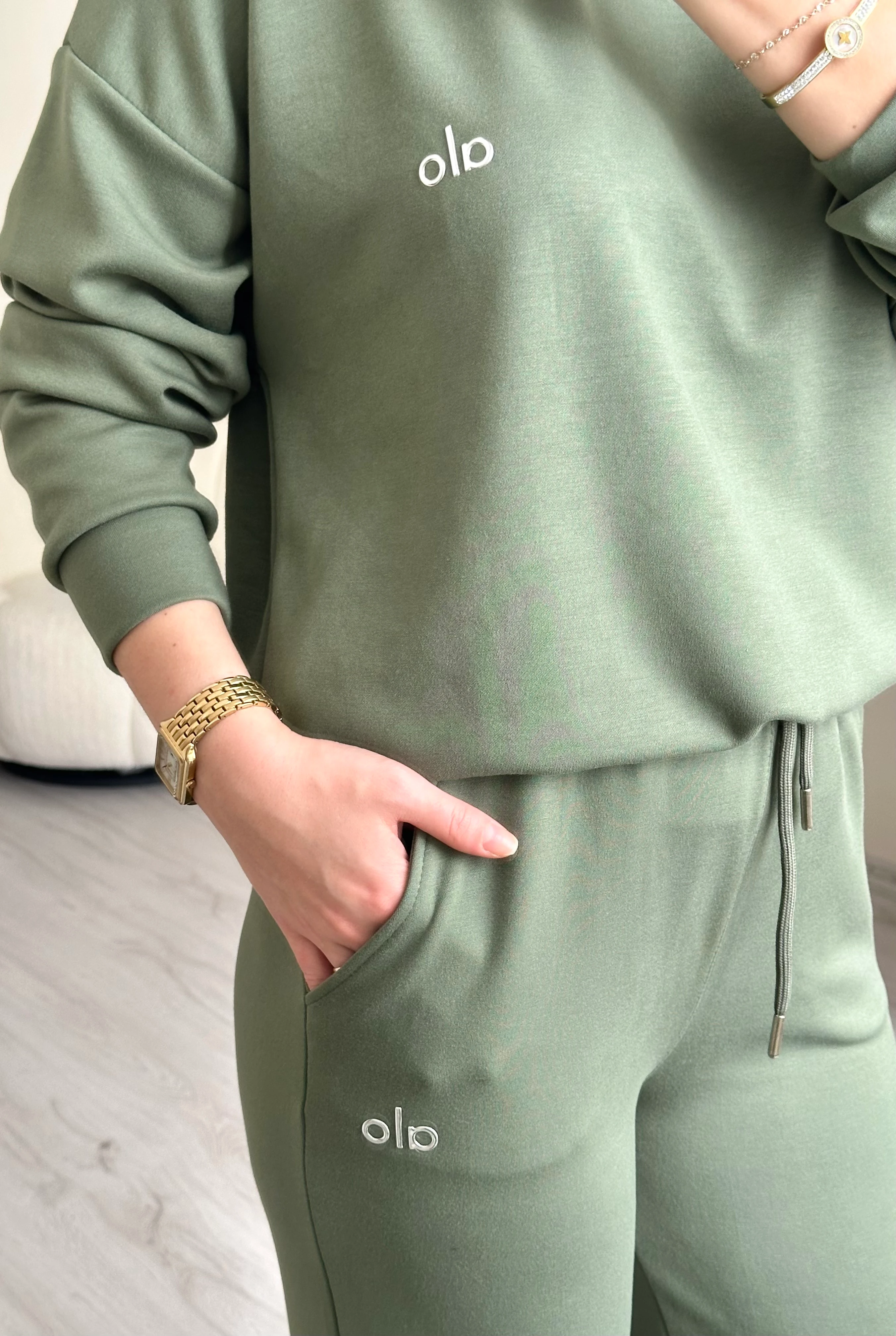 Premium Oversize Beli Lastikli Modal Takım