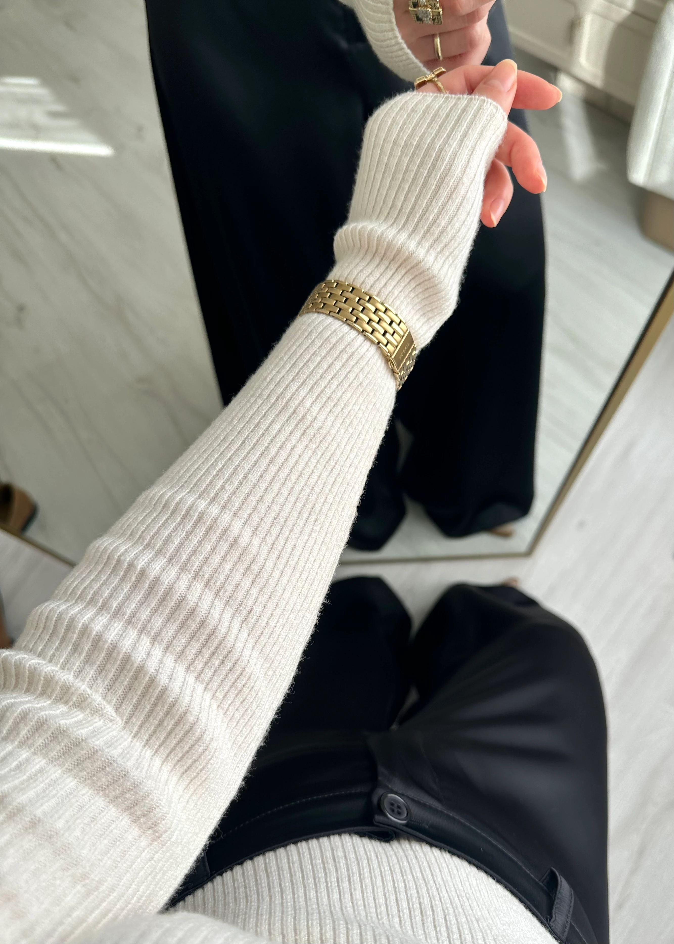 Taşlı Kalp Detay Soft Touch Fitilli Kazak