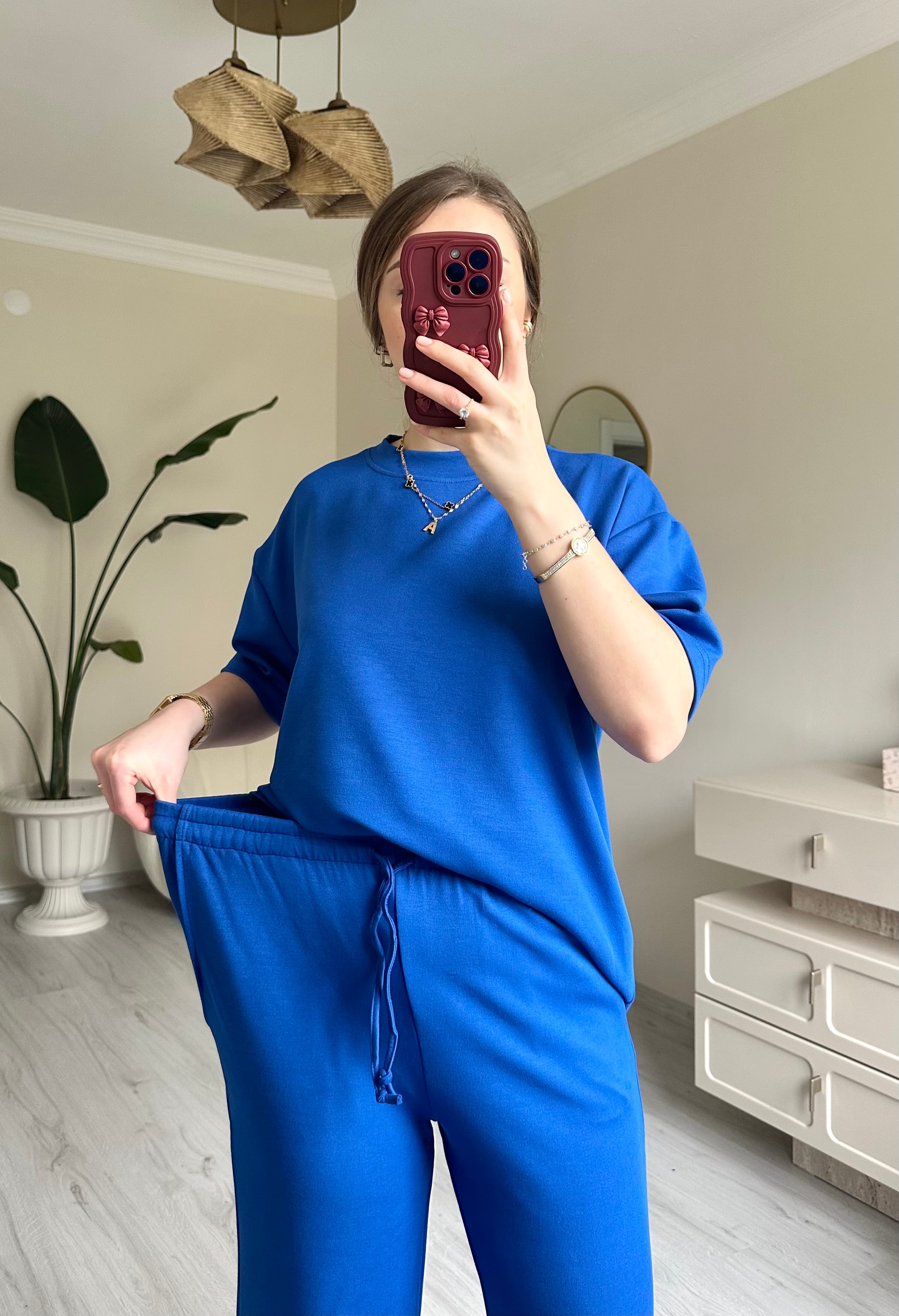 Lily Soft Modal Kumaş Oversize Takım