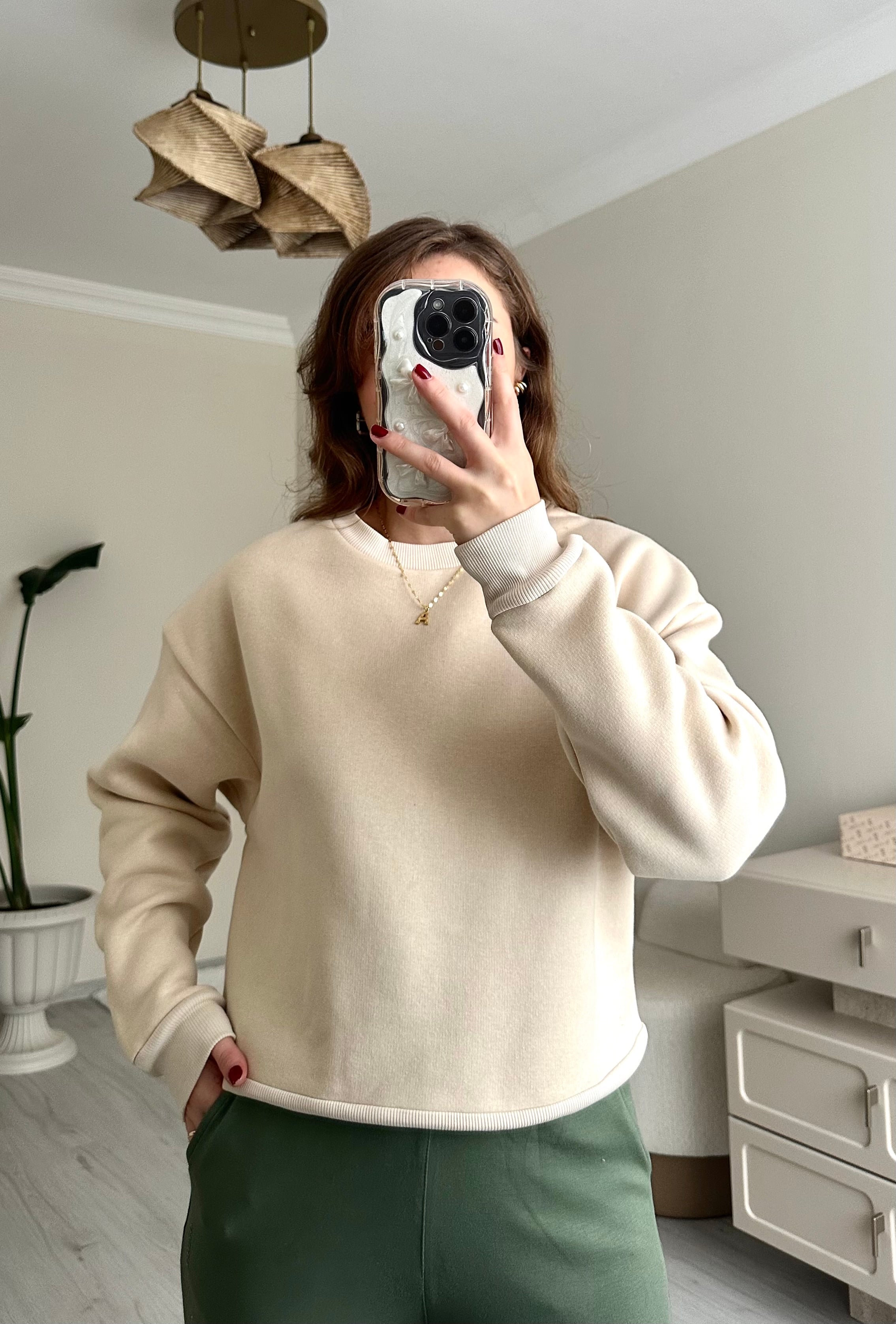 Yumuşak Dokulu Basic Sweat
