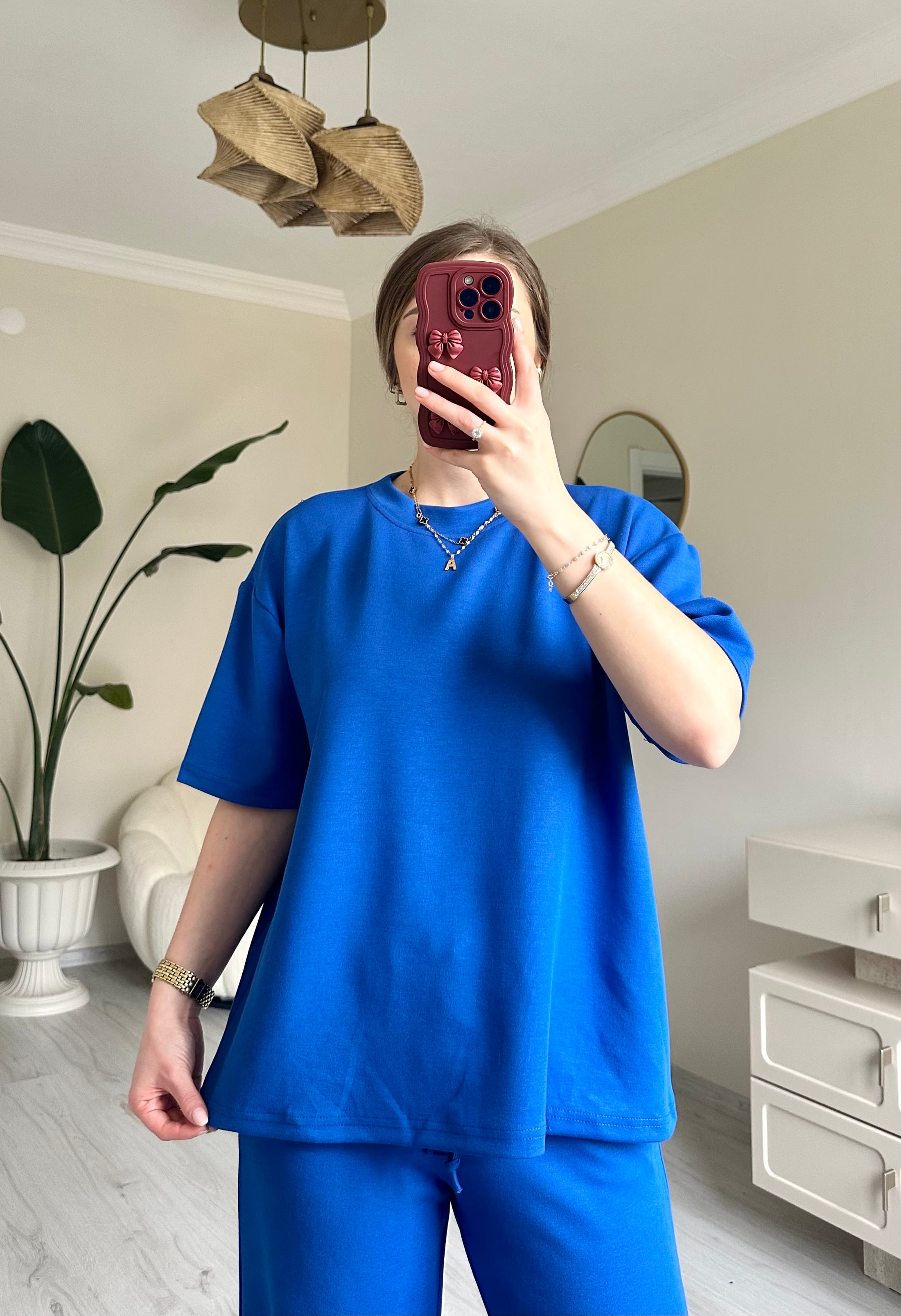 Lily Soft Modal Kumaş Oversize Takım