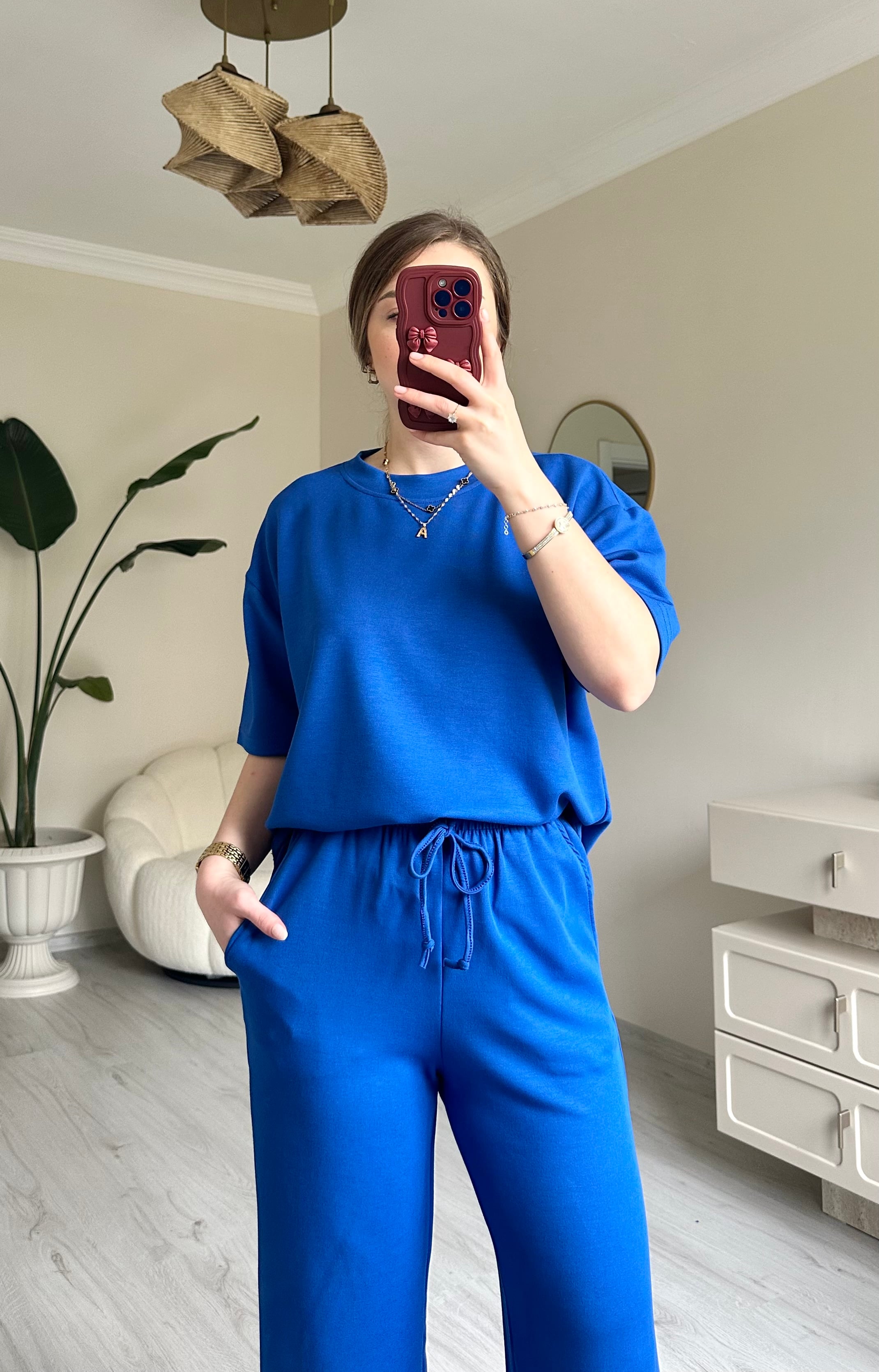Lily Soft Modal Kumaş Oversize Takım