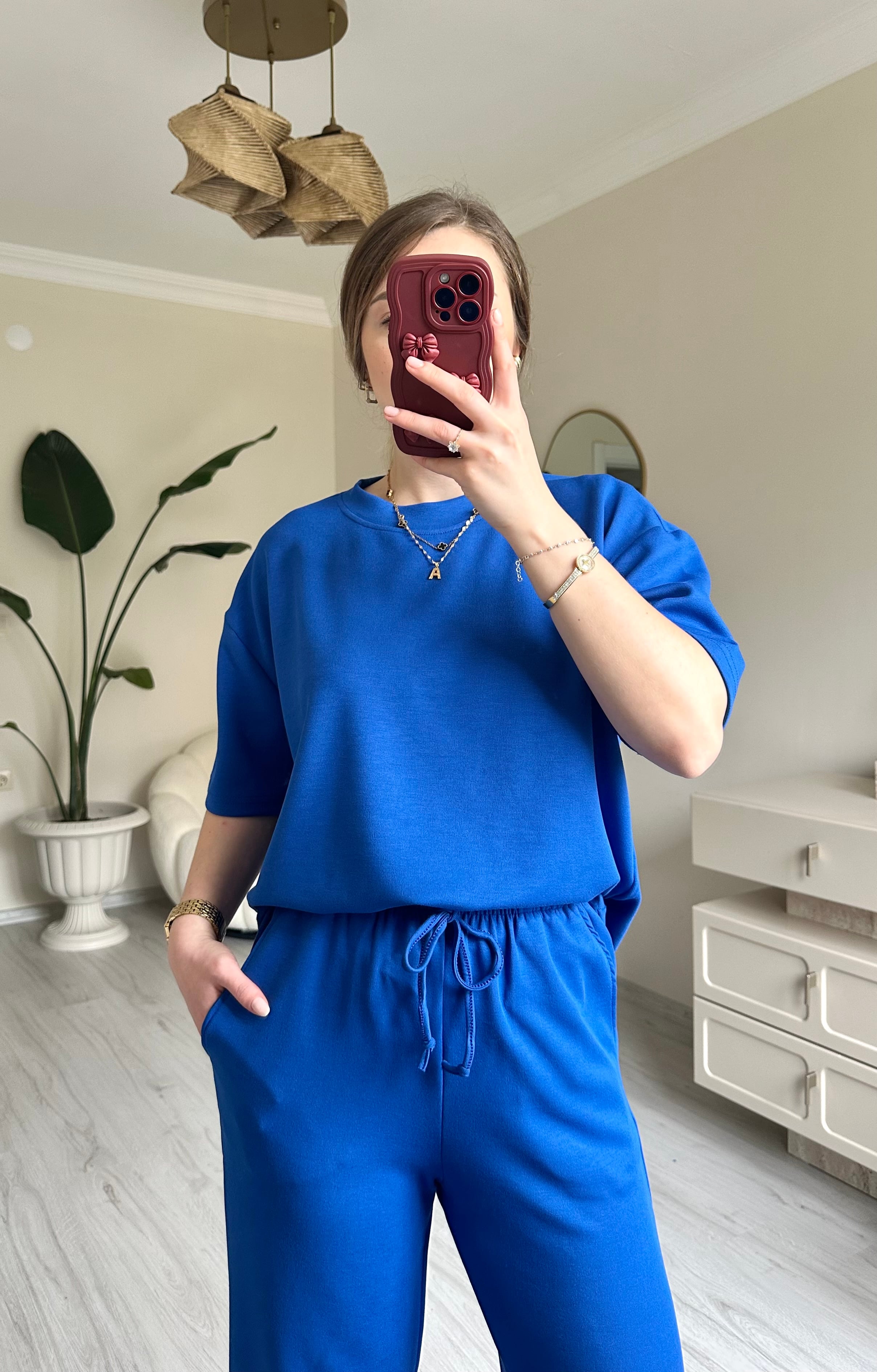 Lily Soft Modal Kumaş Oversize Takım