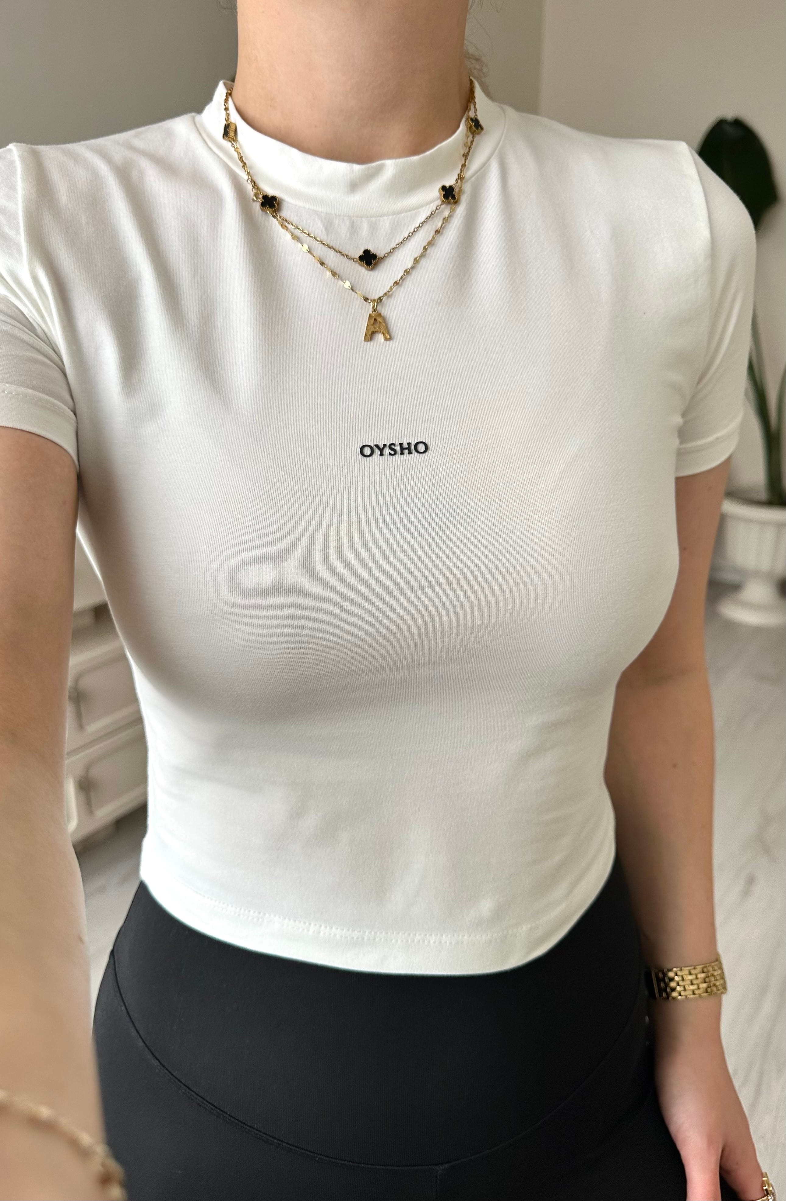 Oys Modal Crop Tişört