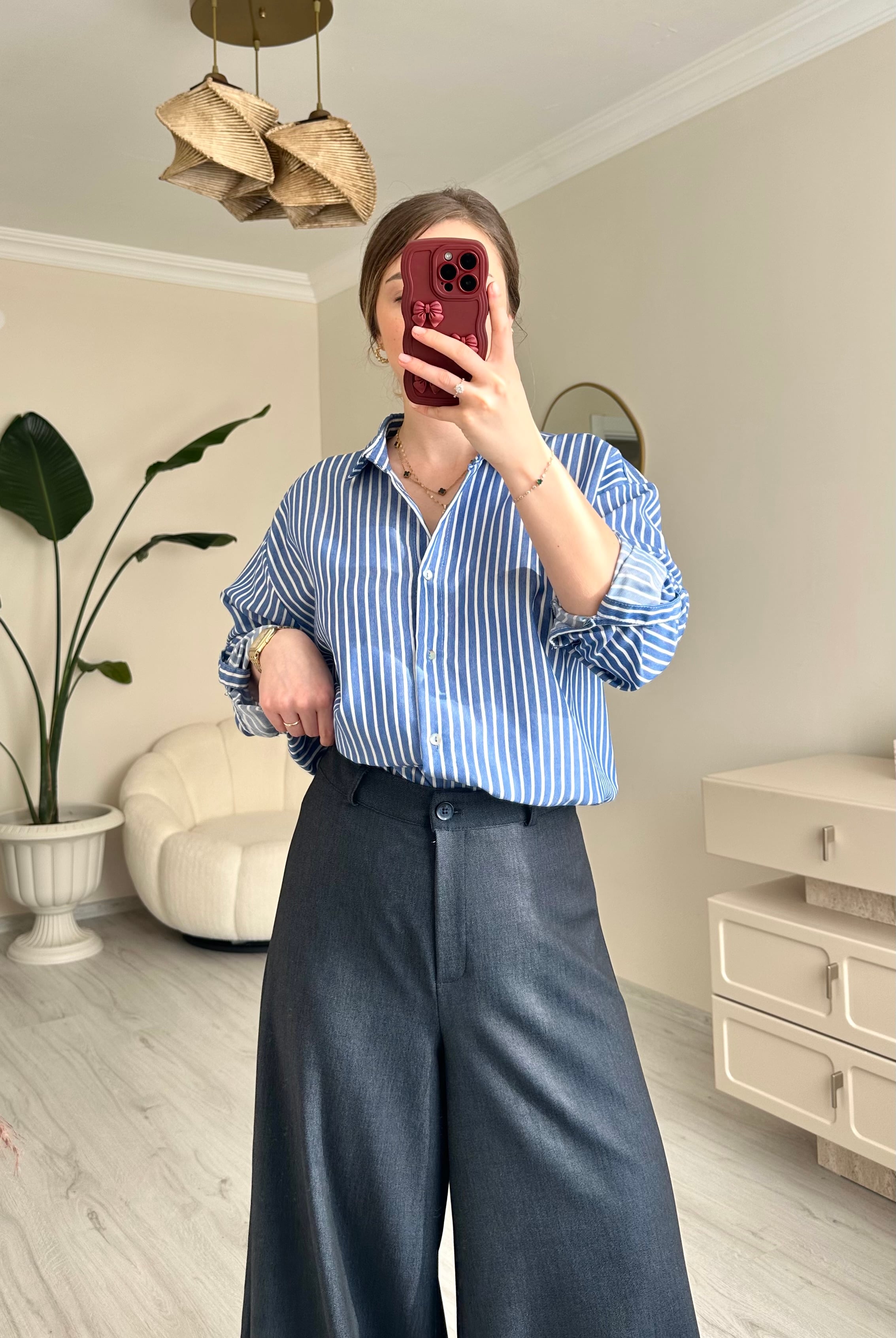 Maxi Bol Paça Jean Pantolon