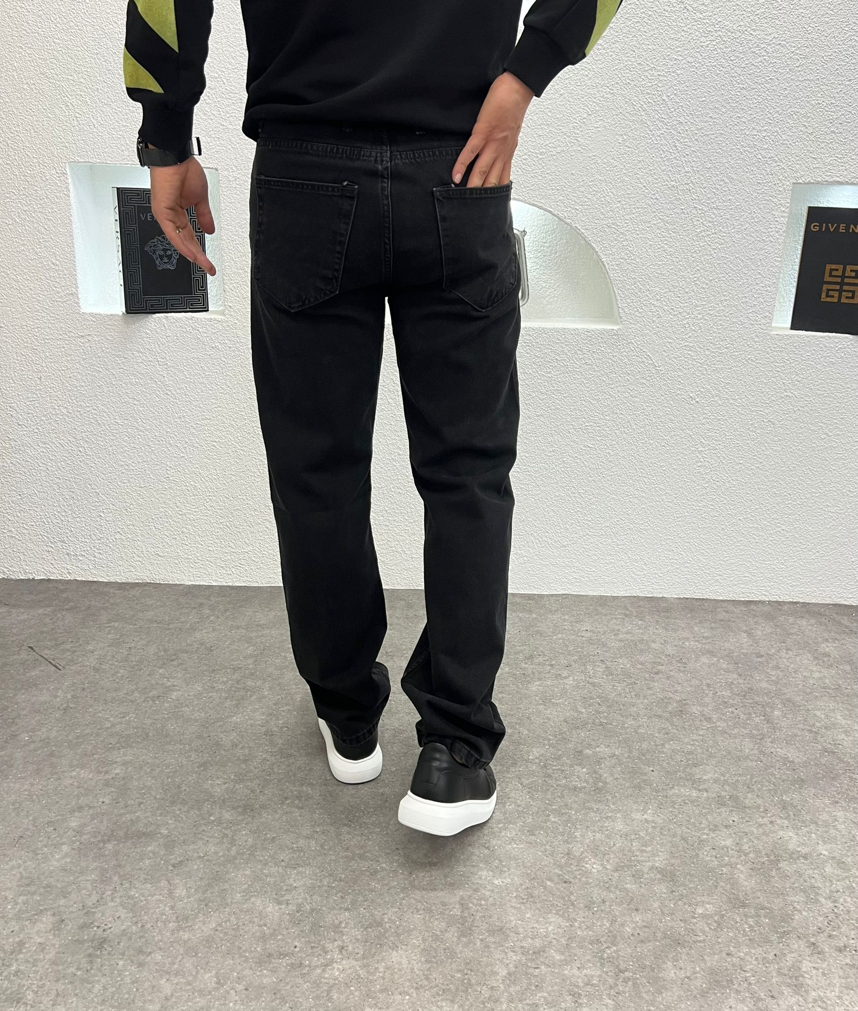 Baggy Kalıp Erkek Jean Antrasit