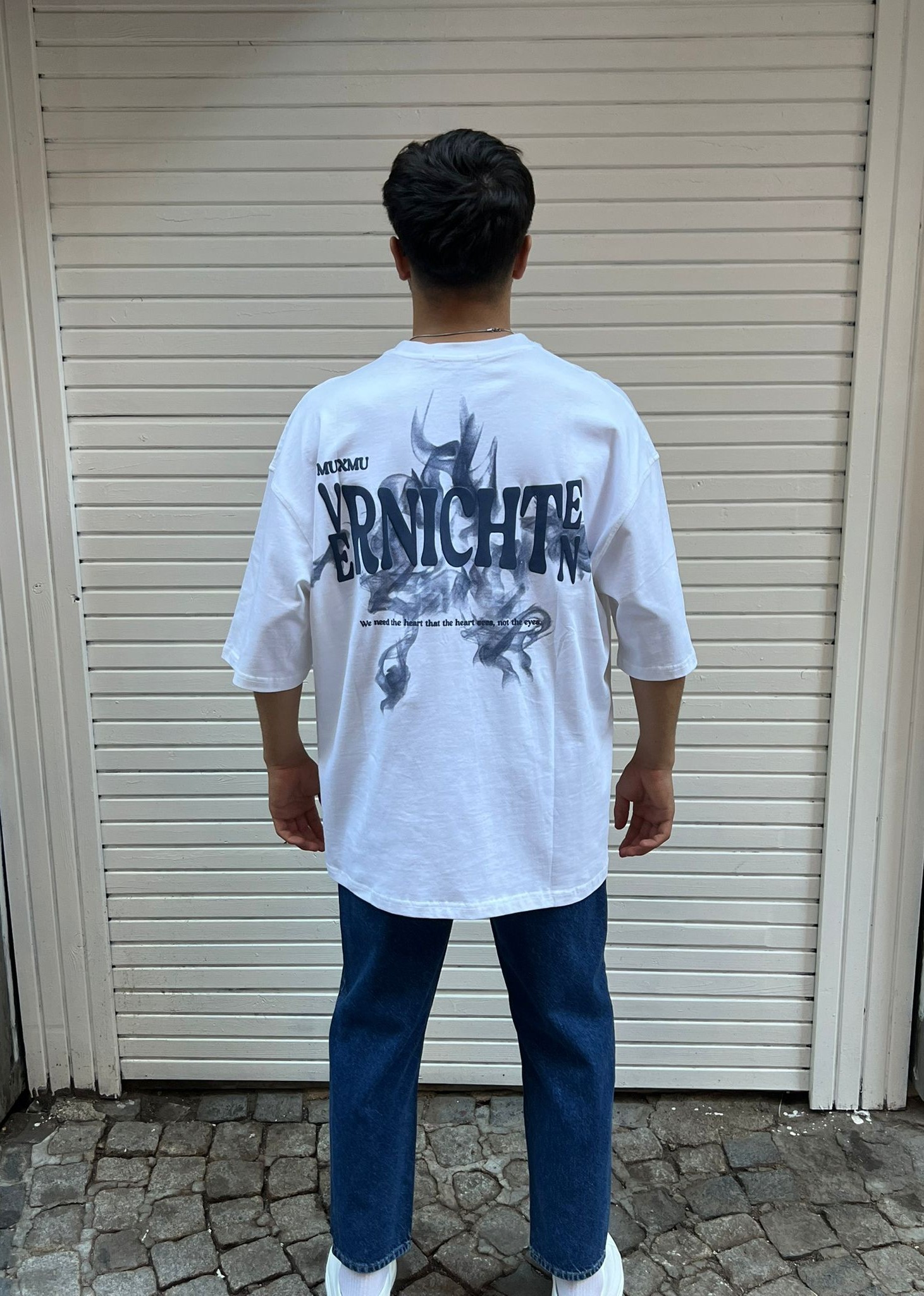 Oversize Baskılı T-shirt (CHOO RESPECT )