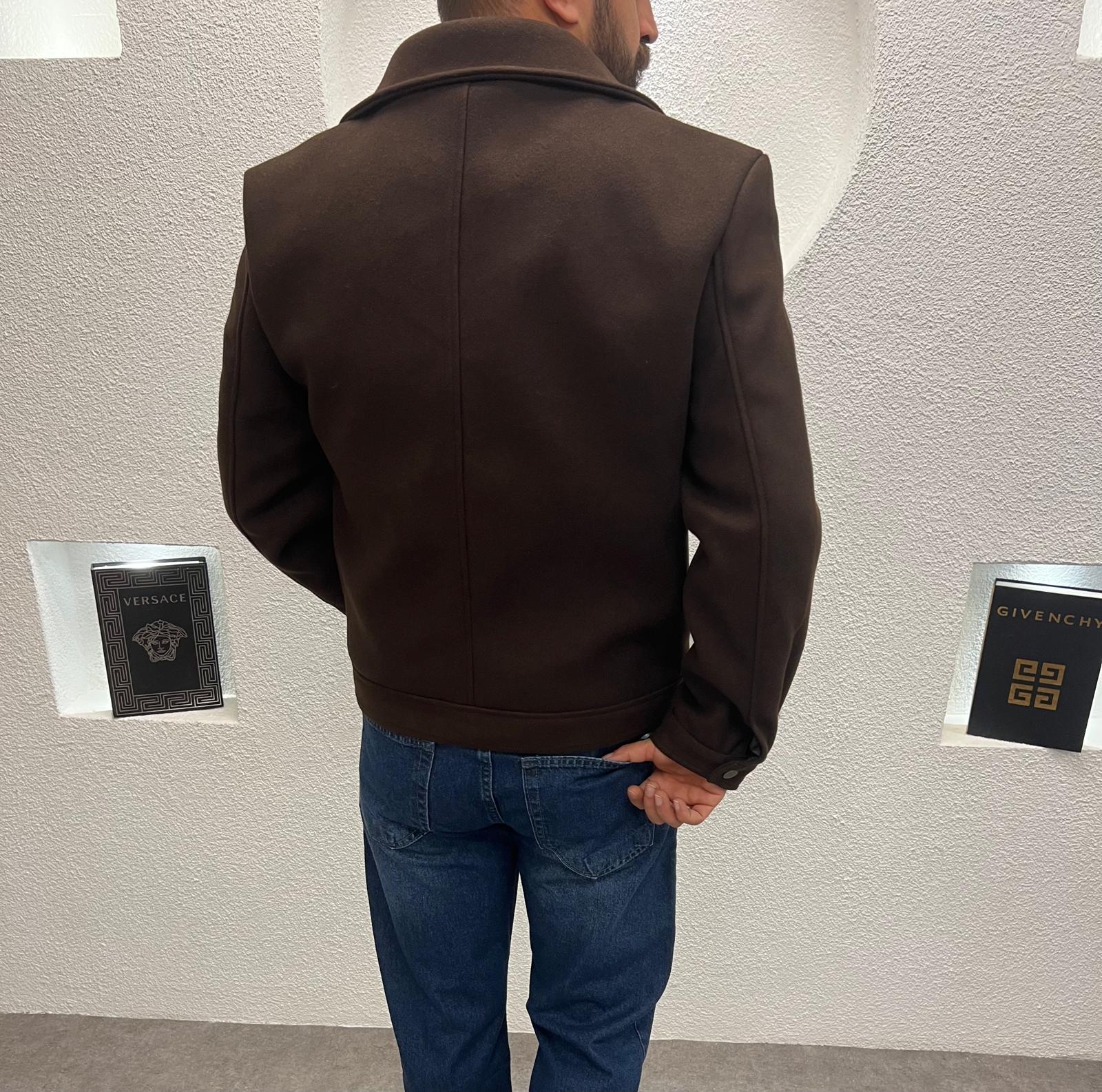 Erkek Kaşe Fermuarlı Mont/Ceket 